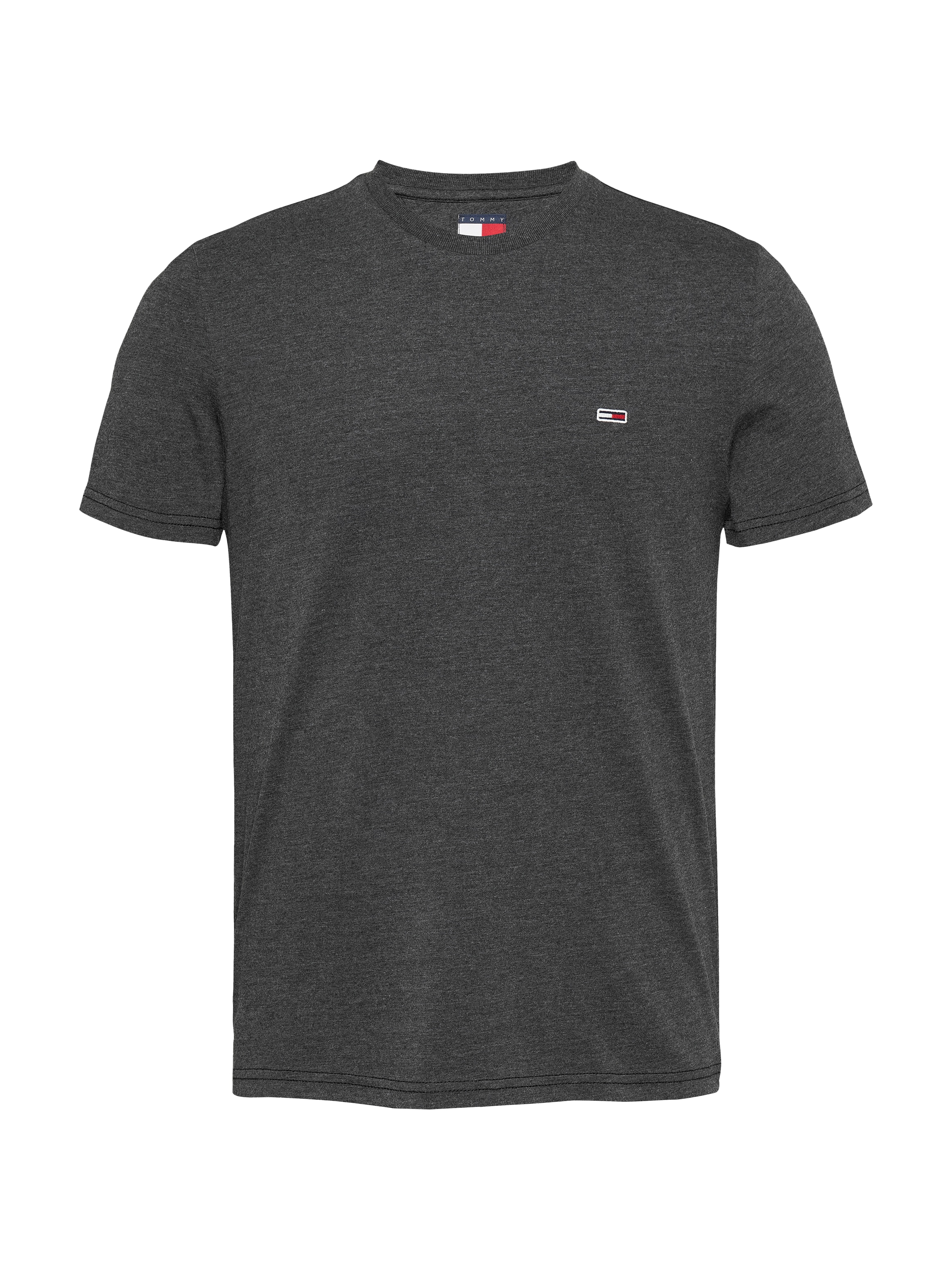 Tommy Jeans T-Shirt »TJM XSLIM JASPE HTR TEE EXT«, Mit Rundhalsausschnitt