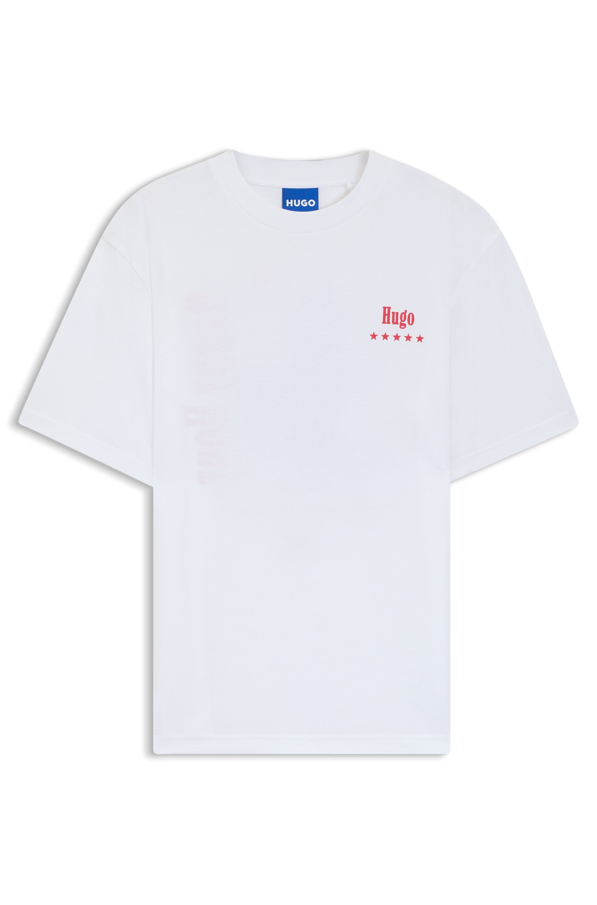 HUGO Blue T-Shirt »Nucavo« mit Artwork, regular fit