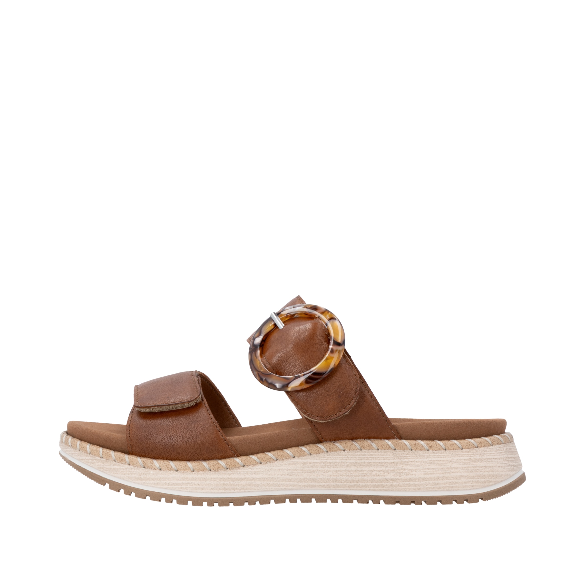 Remonte Pantolette  Sommerschuh, Hausschuh mit praktischen Klettverschlüssen