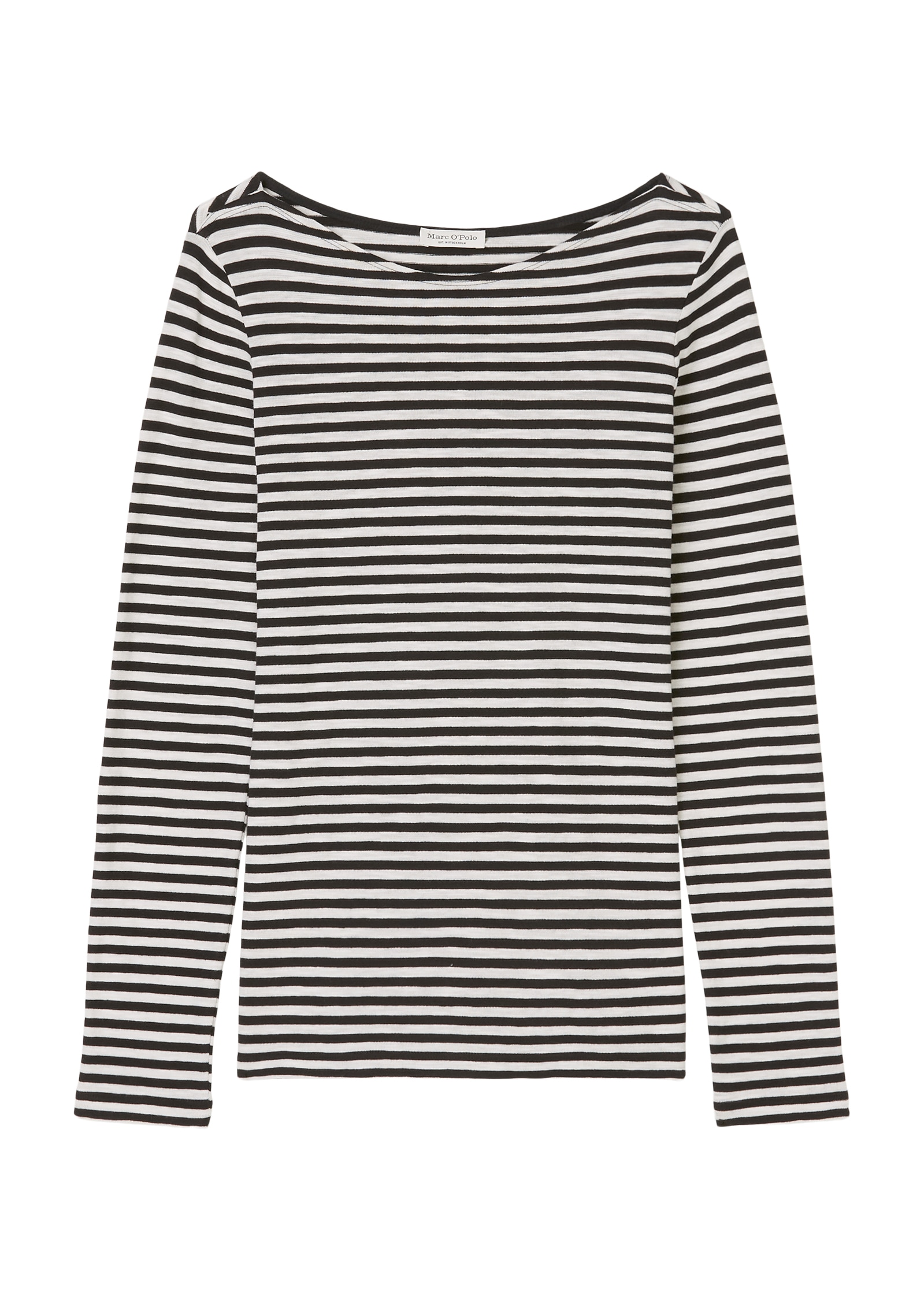 kaufen sleeve, neck, Online O\'Polo »T-shirt, Marc Langarmshirt striped« boat Shop im long OTTO