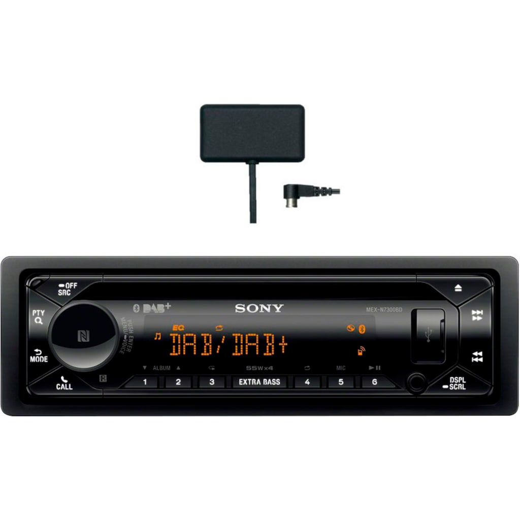 Sony Autoradio »MEXN7300KIT«, (Bluetooth Digitalradio (DAB+) 55 W)