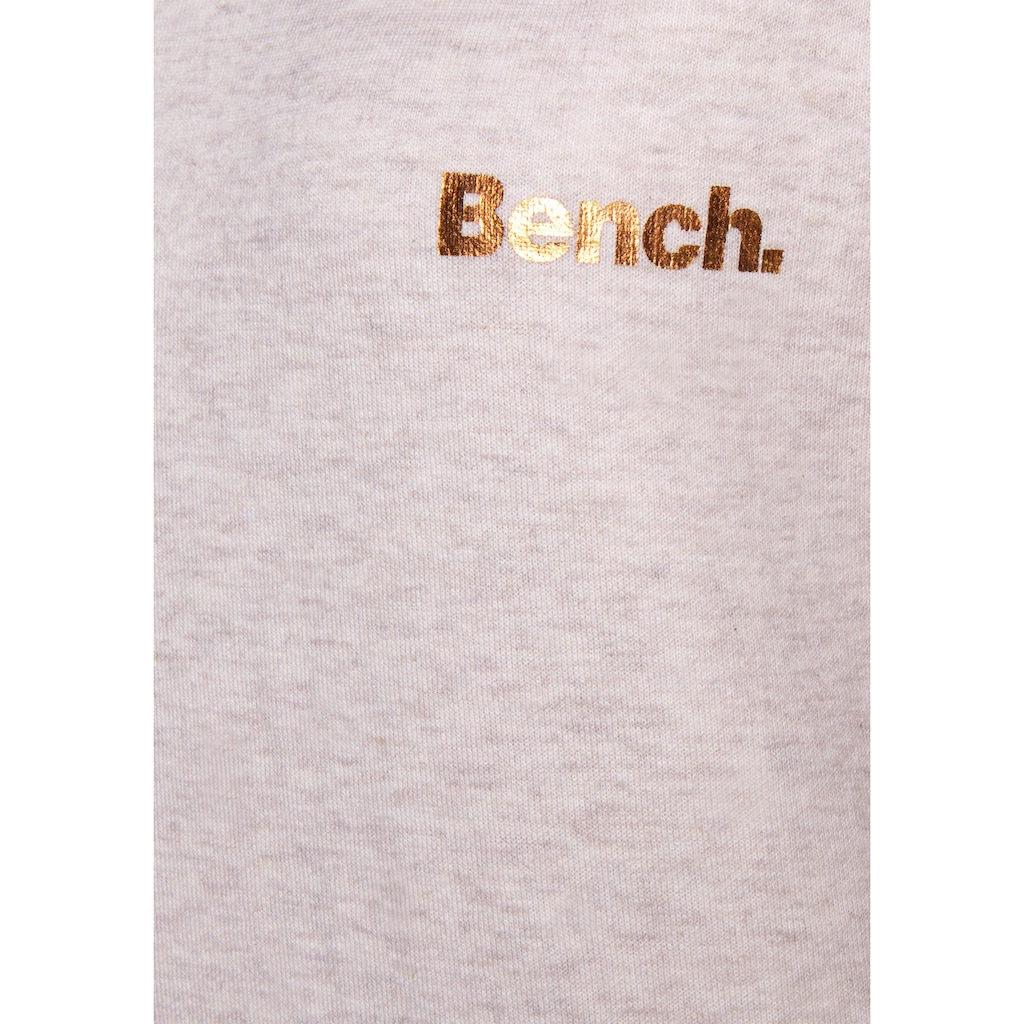 Bench. Loungewear Longsweatshirt »mit Stehkragen in Layeroptik«, und Kängurutasche, Loungewear, Loungeanzug