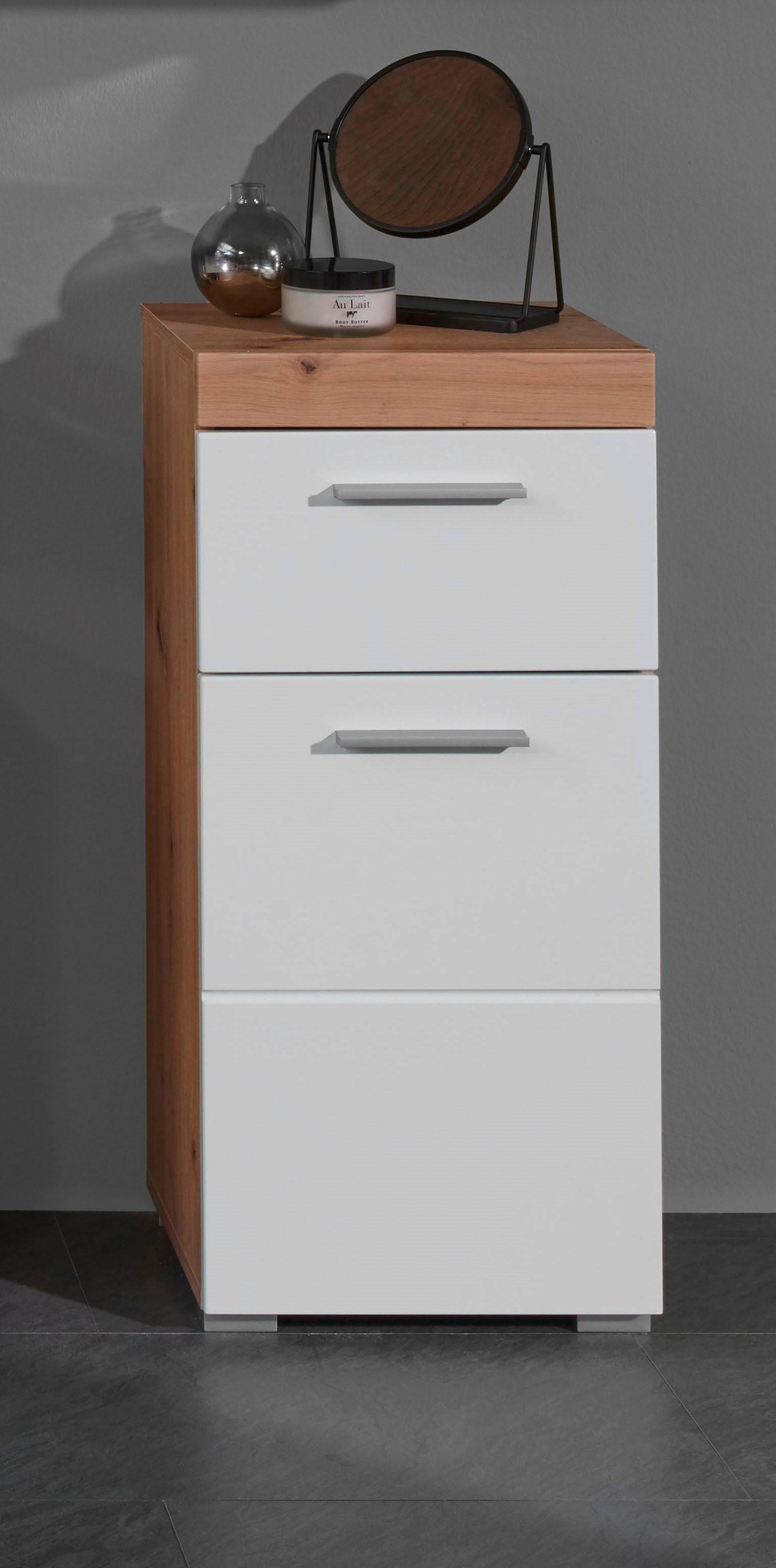 INOSIGN Unterschrank »Avena«, Badezimmerkommode mit 1 Schublade und 1 Tür - Maße (B/T/H) 37/31/79 cm