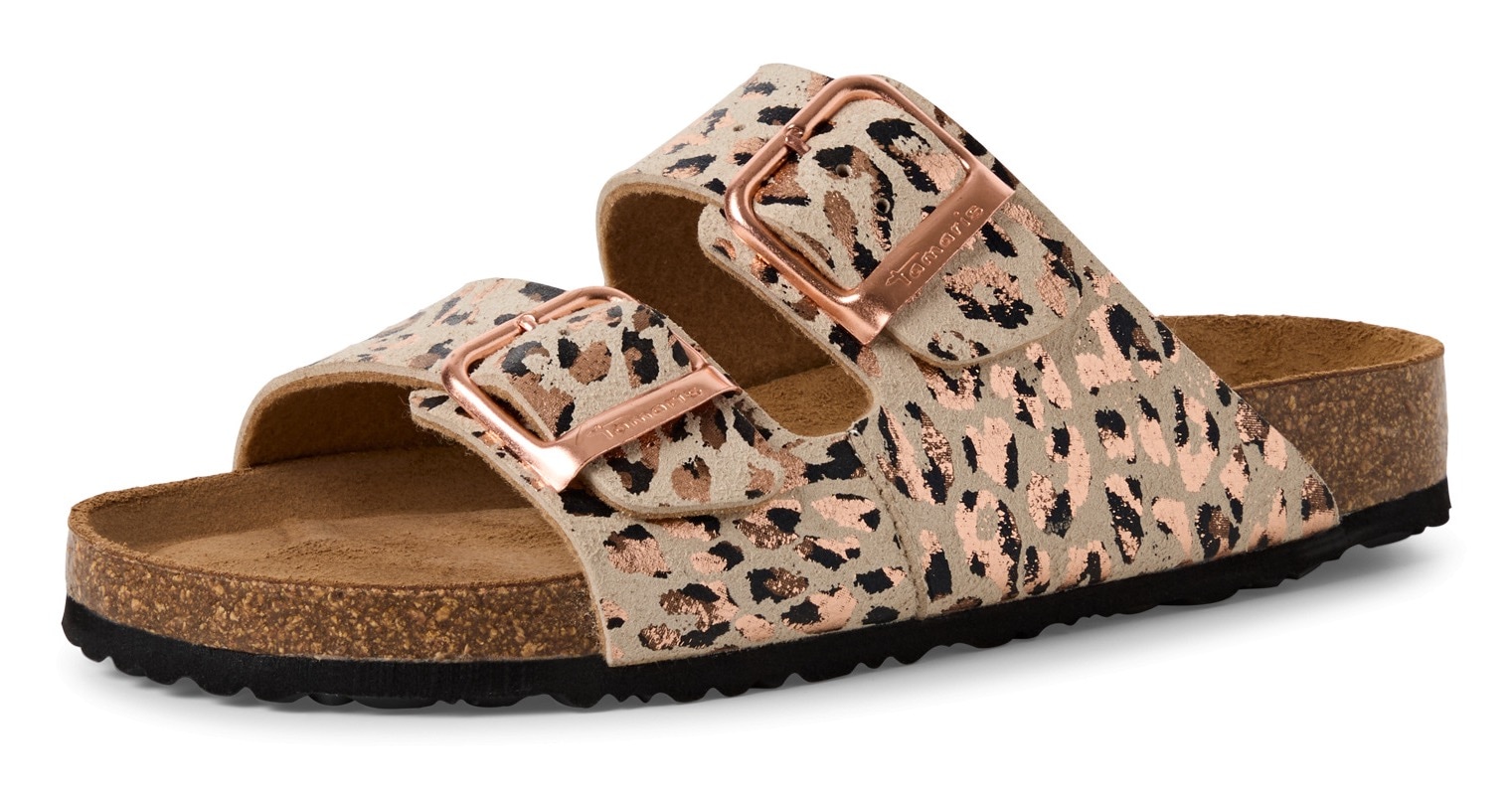 Tamaris Pantolette, Sommerschuh, Schlappen mit gepolstertem Fußbett