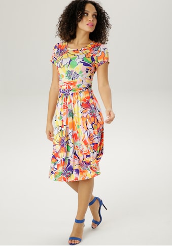 Aniston SELECTED Sommerkleid, mit farbenfrohem Blumendruck kaufen