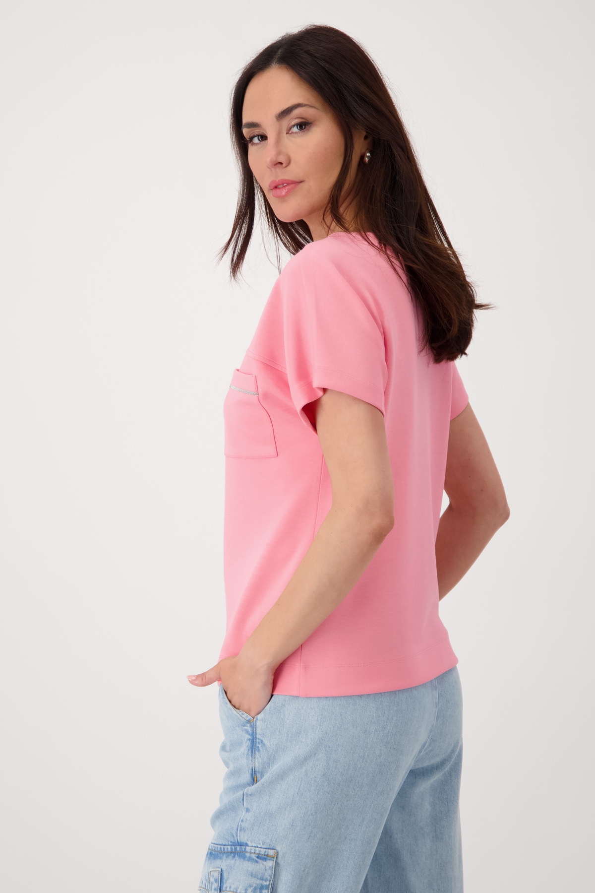 Monari Sweatshirt, mit Glitzertasche