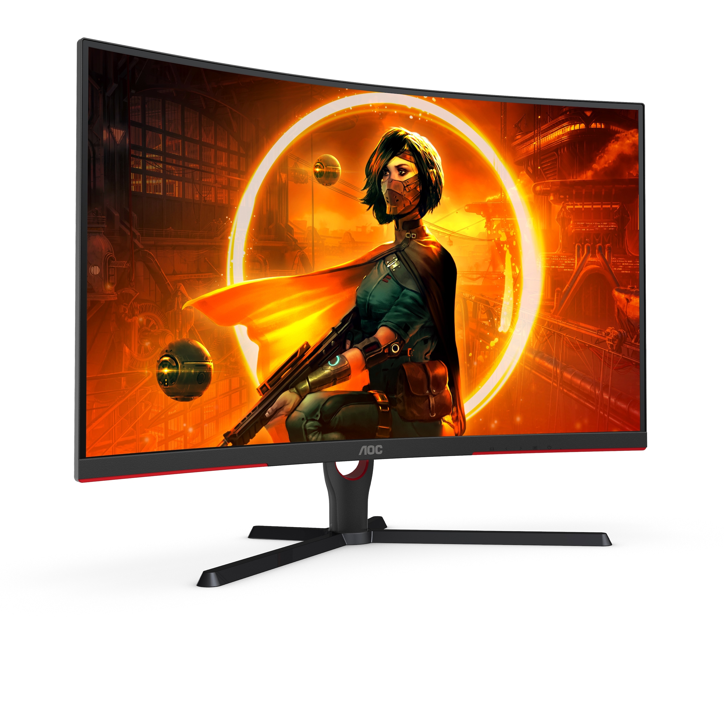 AOC Curved-Gaming-Monitor »C32G3AE/BK«, 80 cm/31,5 Zoll, 1920 x 1080 px, 1 ms Reaktionszeit, 165 Hz