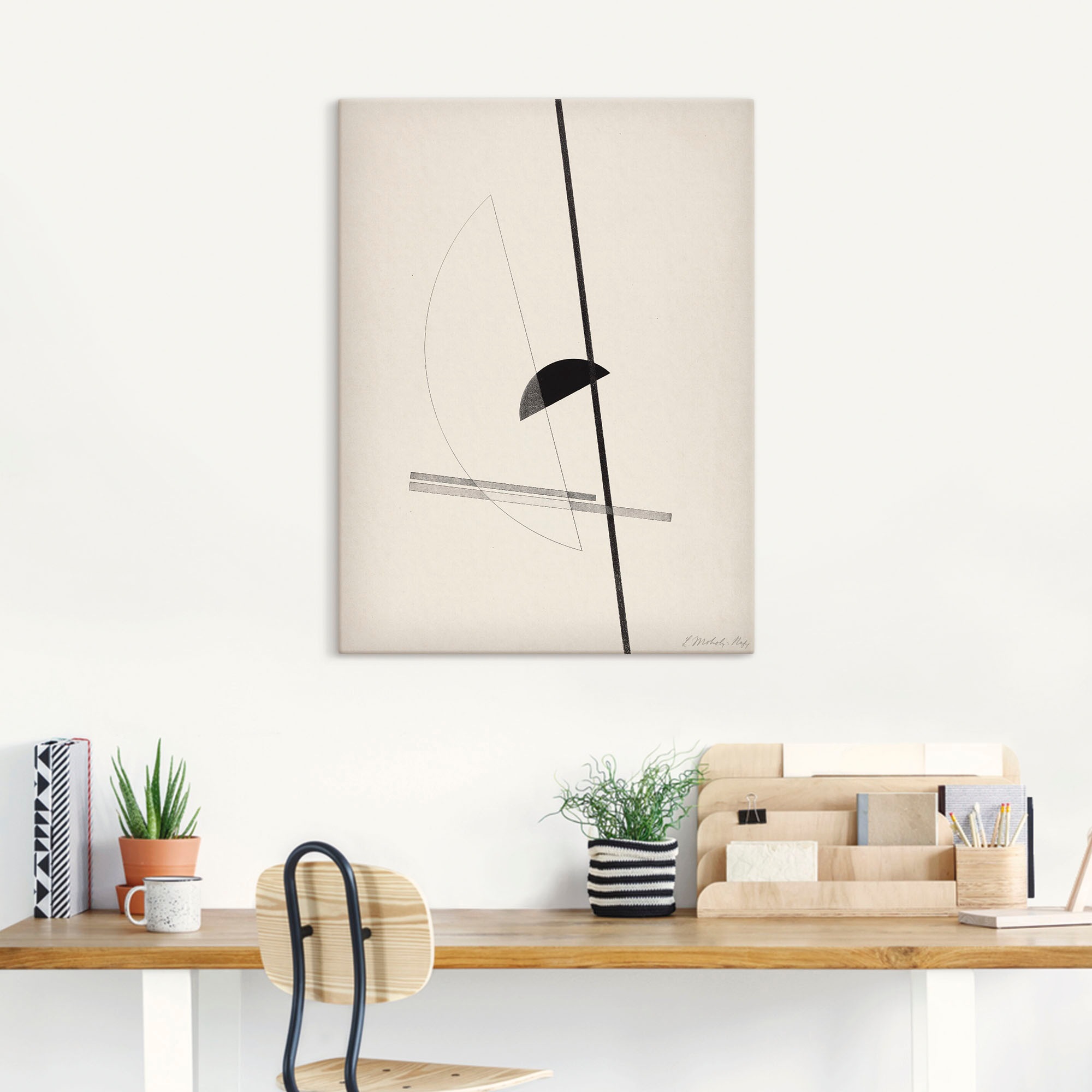 Artland Wandbild »Konstruktionen«, Muster, (1 St.), als Leinwandbild, Poster in verschied. Größen