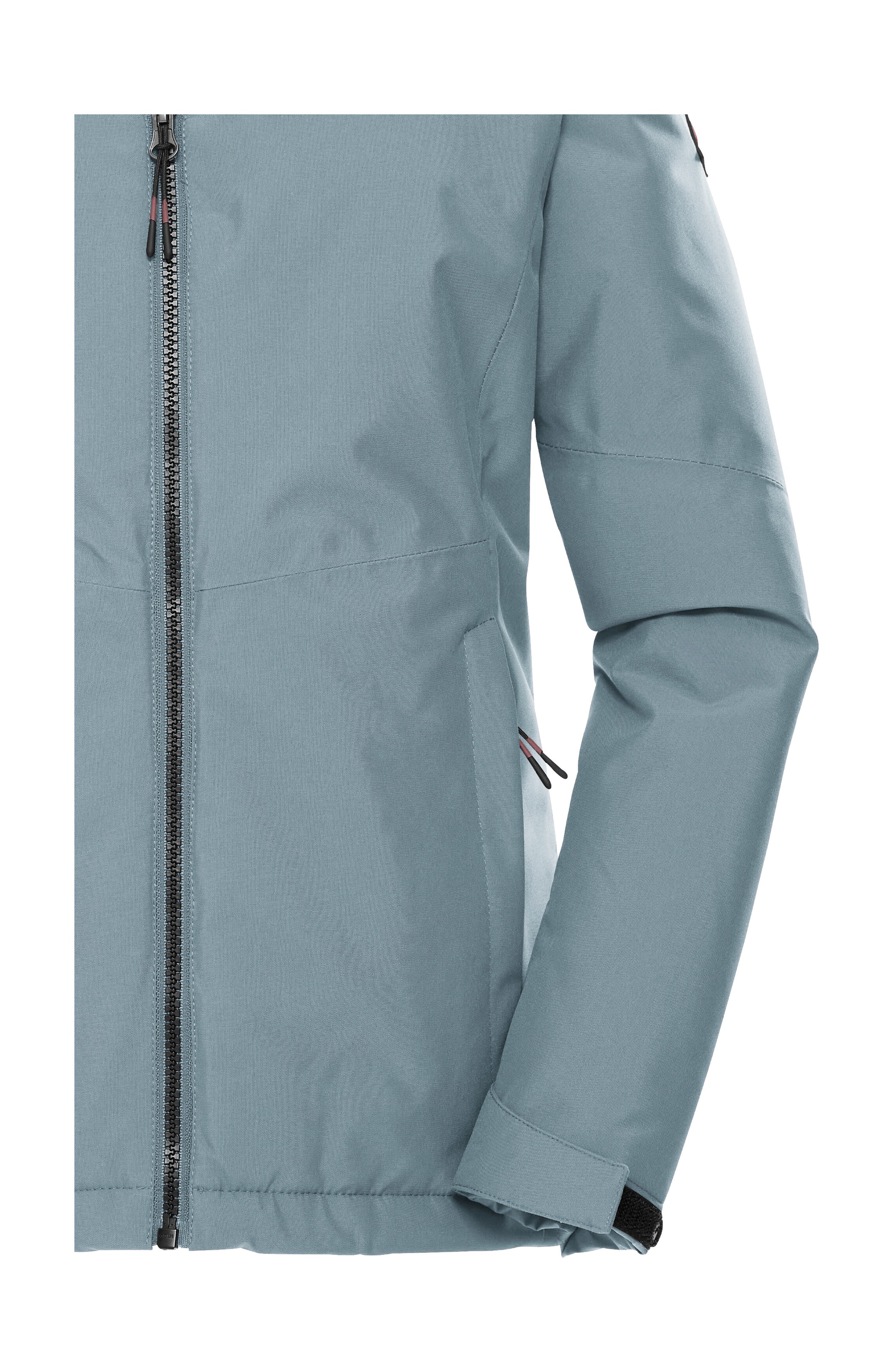 Killtec Funktionsjacke »KOW 217 GRLS JCKT«, Wind- und wasserdichte Kinderjacke mit Fleece und verstellbarer Kapuze