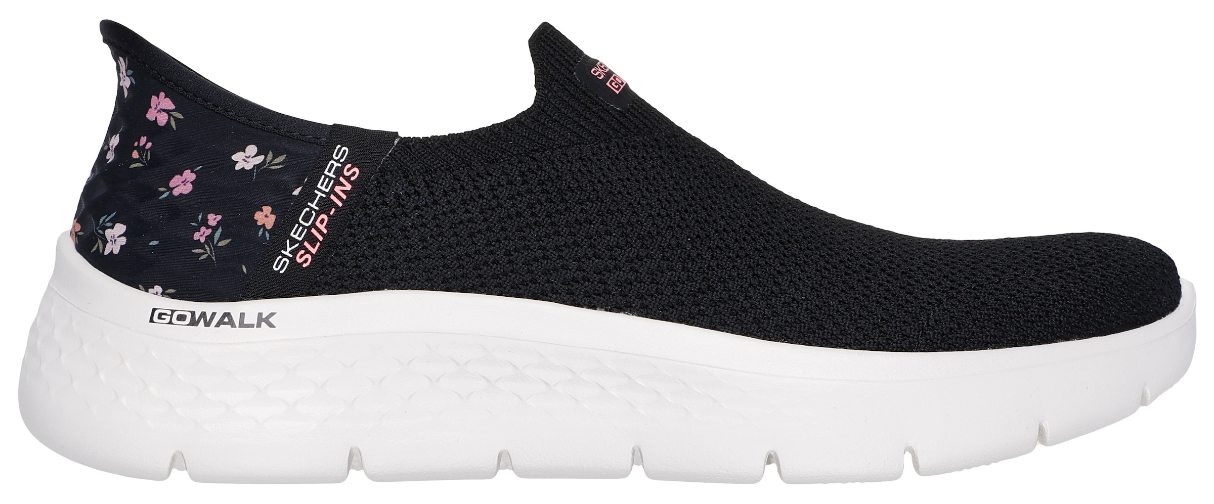 Skechers Slip-On Sneaker »GO WALK FLEX-SUNSET ROSE«, Freizeitschuh, Vegan mit Skechers Handsfree Slip-ins Funktion