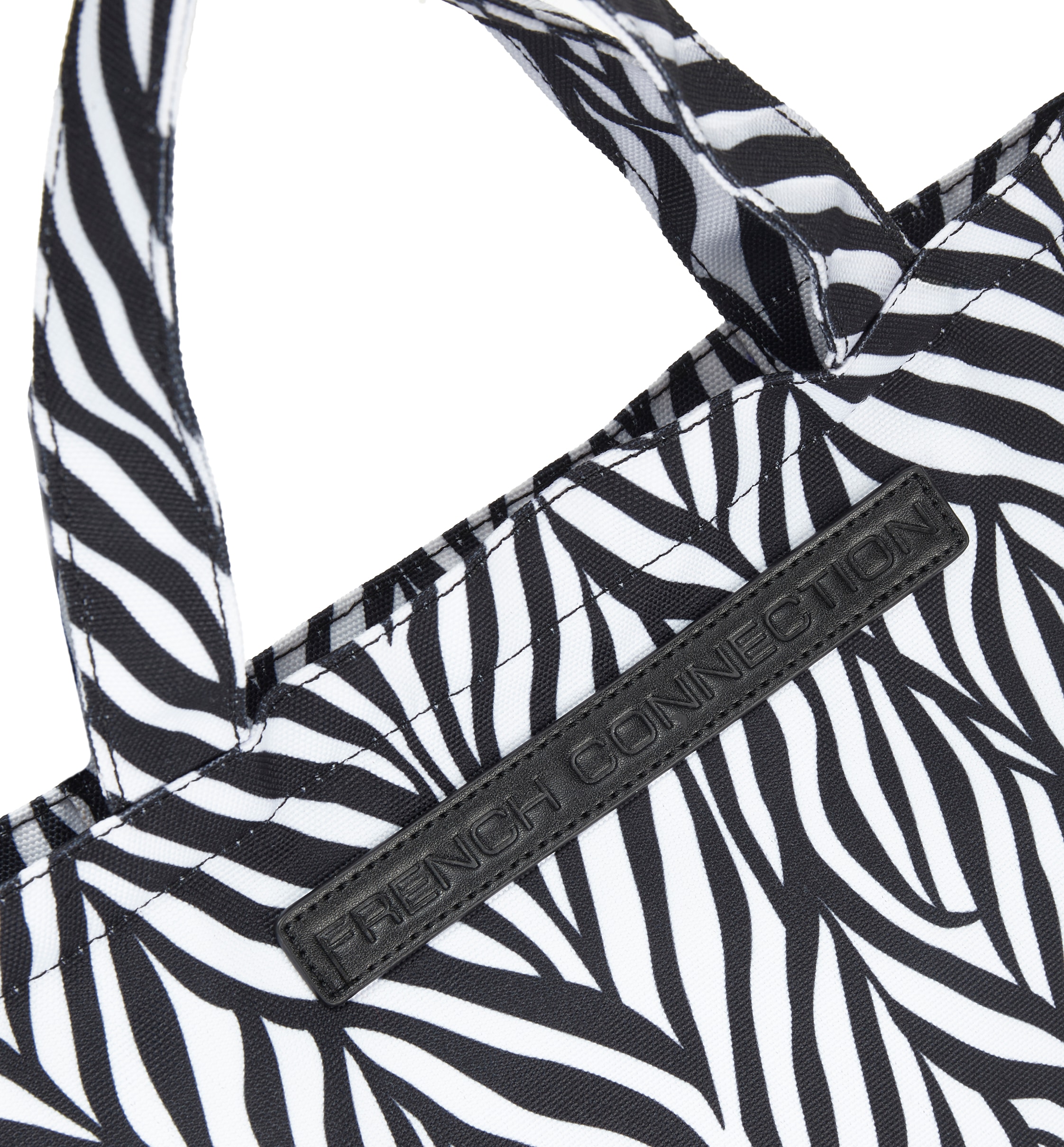 French Connection Shopper »Strandtasche, Sommertasche, Badetasche« Schultertasche, Handtasche, Einkaufstasche, Tragetasche VEGAN