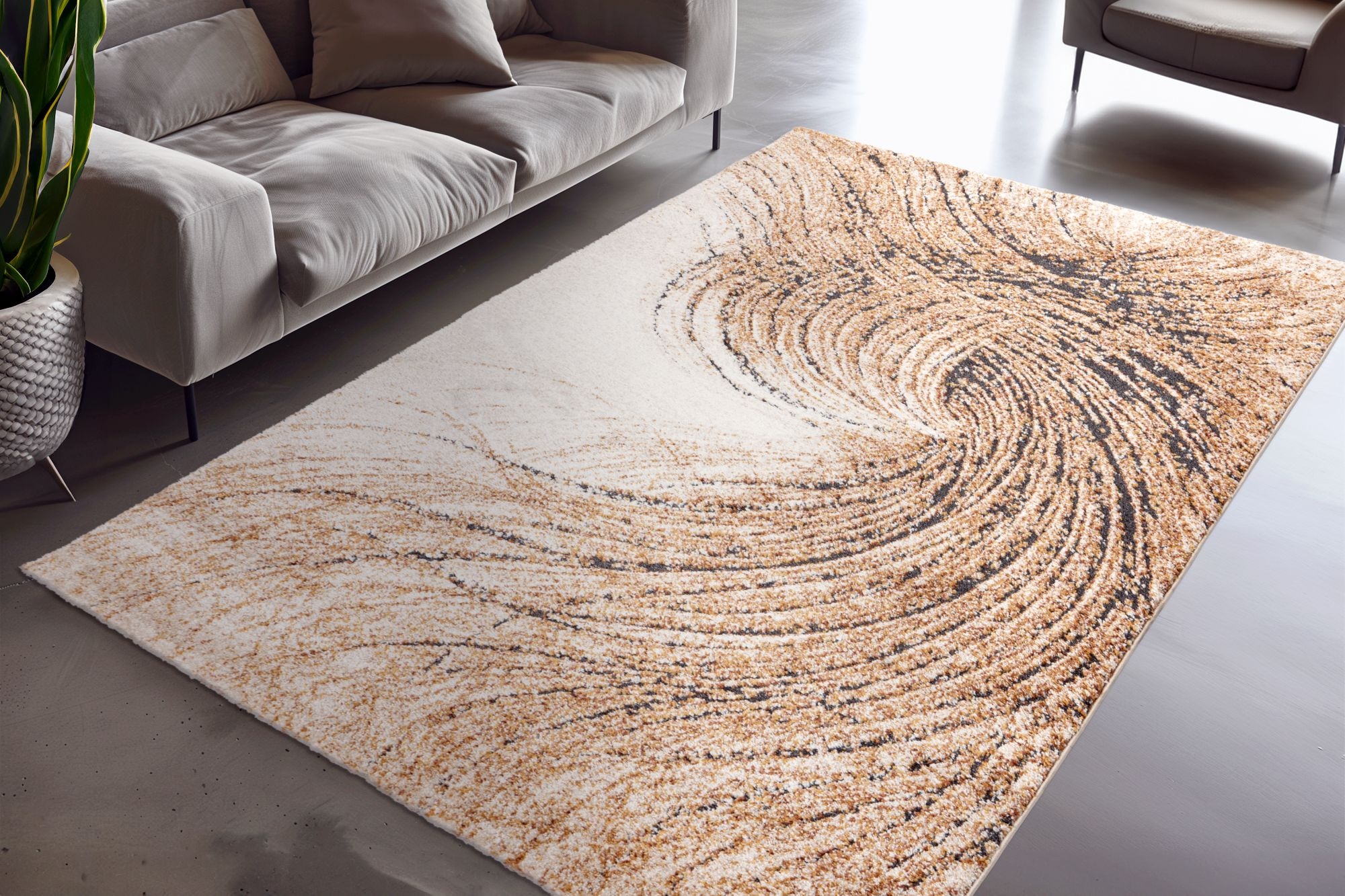 Kayoom Teppich »Firenze 487« rechteckig 22 mm Höhe Kurzflor, Modernes Muster, Fußbodenheizungsgeeignet, Wohnzimmer