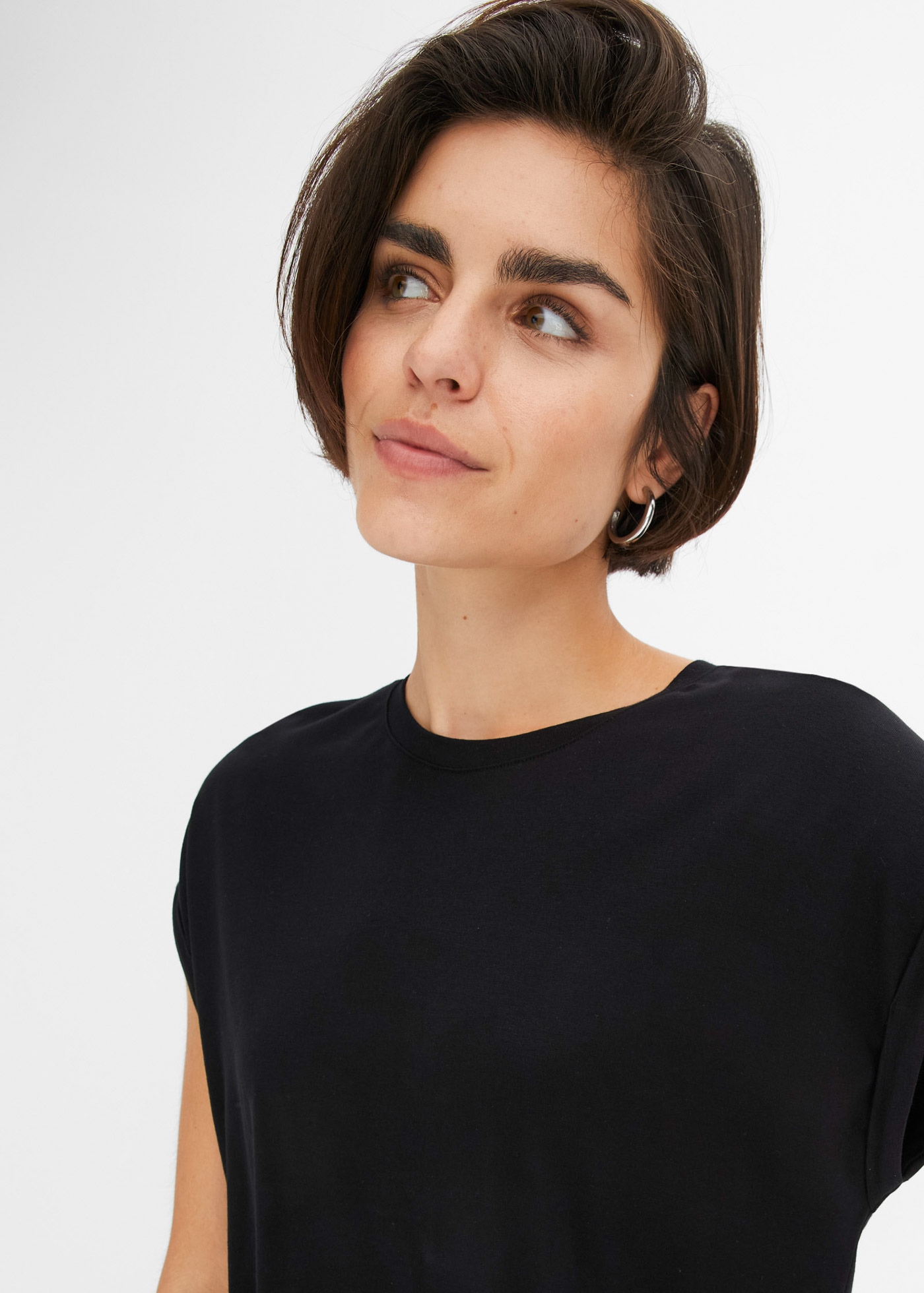 bonprix Midikleid Jerseykleid aus Viskose-Mix