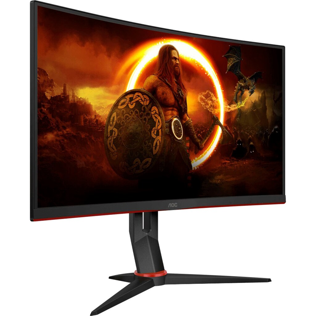 AOC Curved-Gaming-Monitor »C27G2ZU/BK«, 68,6 cm/27 Zoll, 1920 x 1080 px, Full HD, 0,5 ms Reaktionszeit, 240 Hz