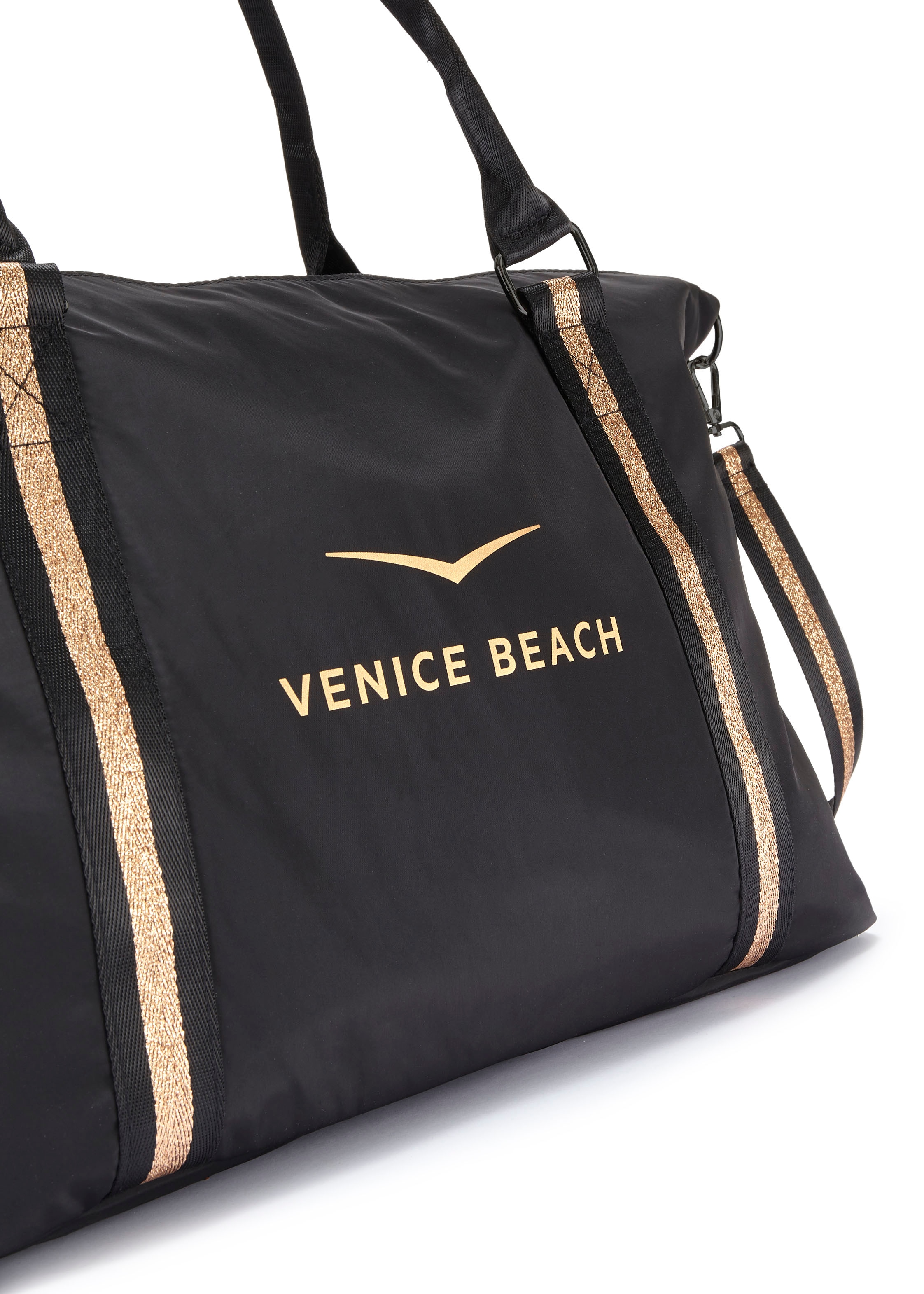 Venice Beach Sporttasche, große Umhängetasche, Weekender, Strandtasche mit Druck VEGAN