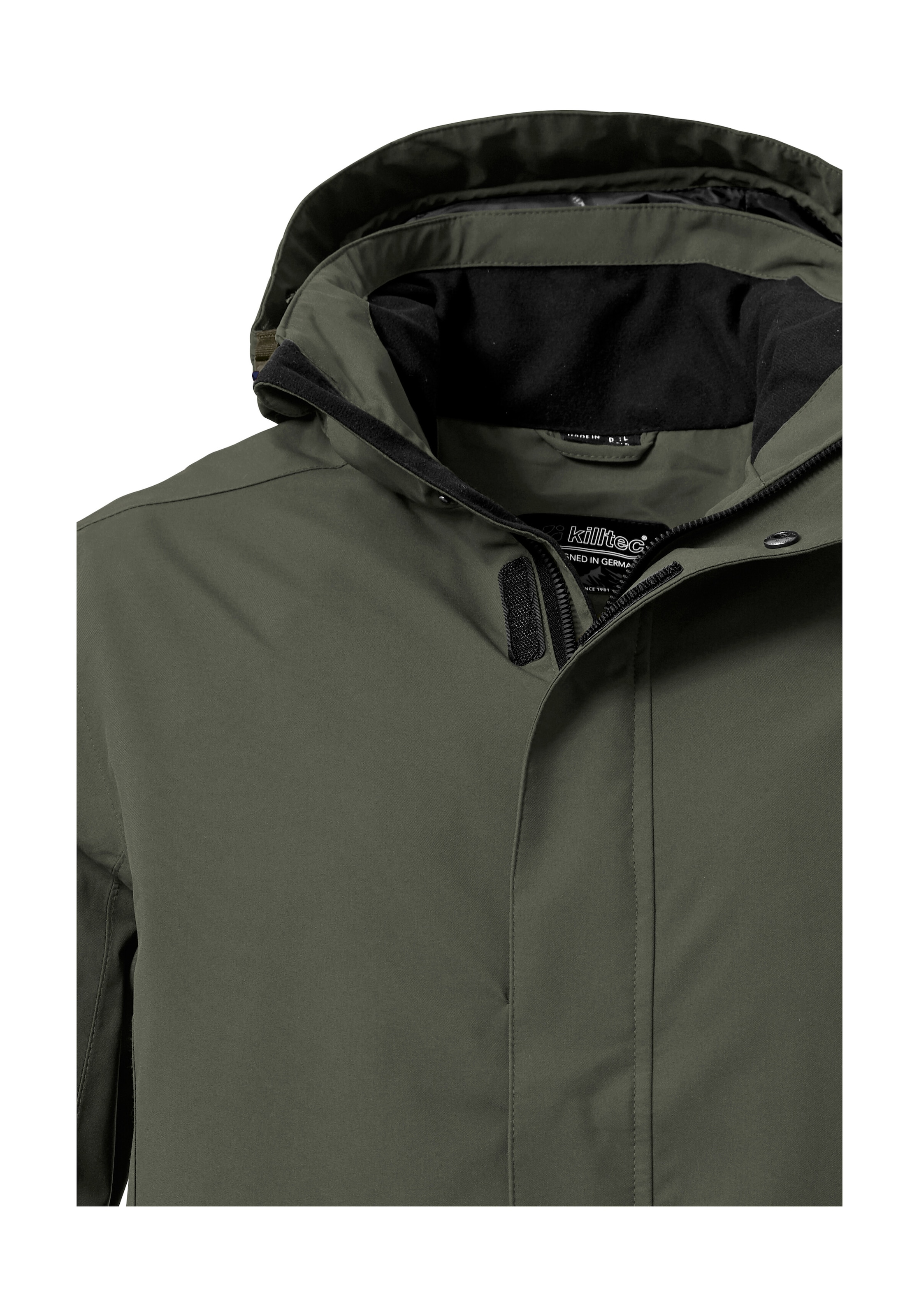 Killtec Outdoorjacke »KOS 87 MN JCKT_XENIOS«, 100% wasser- und winddicht, abzippbare Kapuze, verstellbare Bündchen