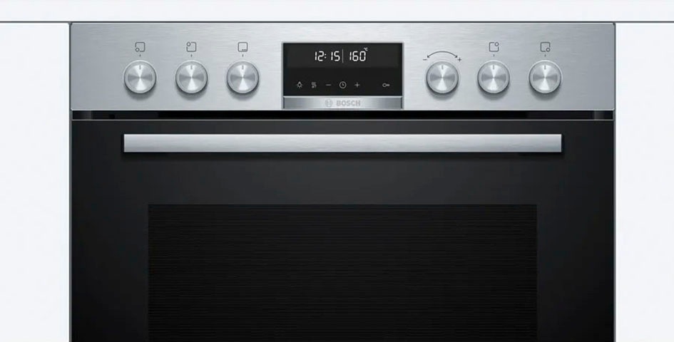 BOSCH Flex-Induktions-Herd-Set »HEA578BS1«, mit Teleskopauszug nachrüstbar, Pyrolyse-Selbstreinigung