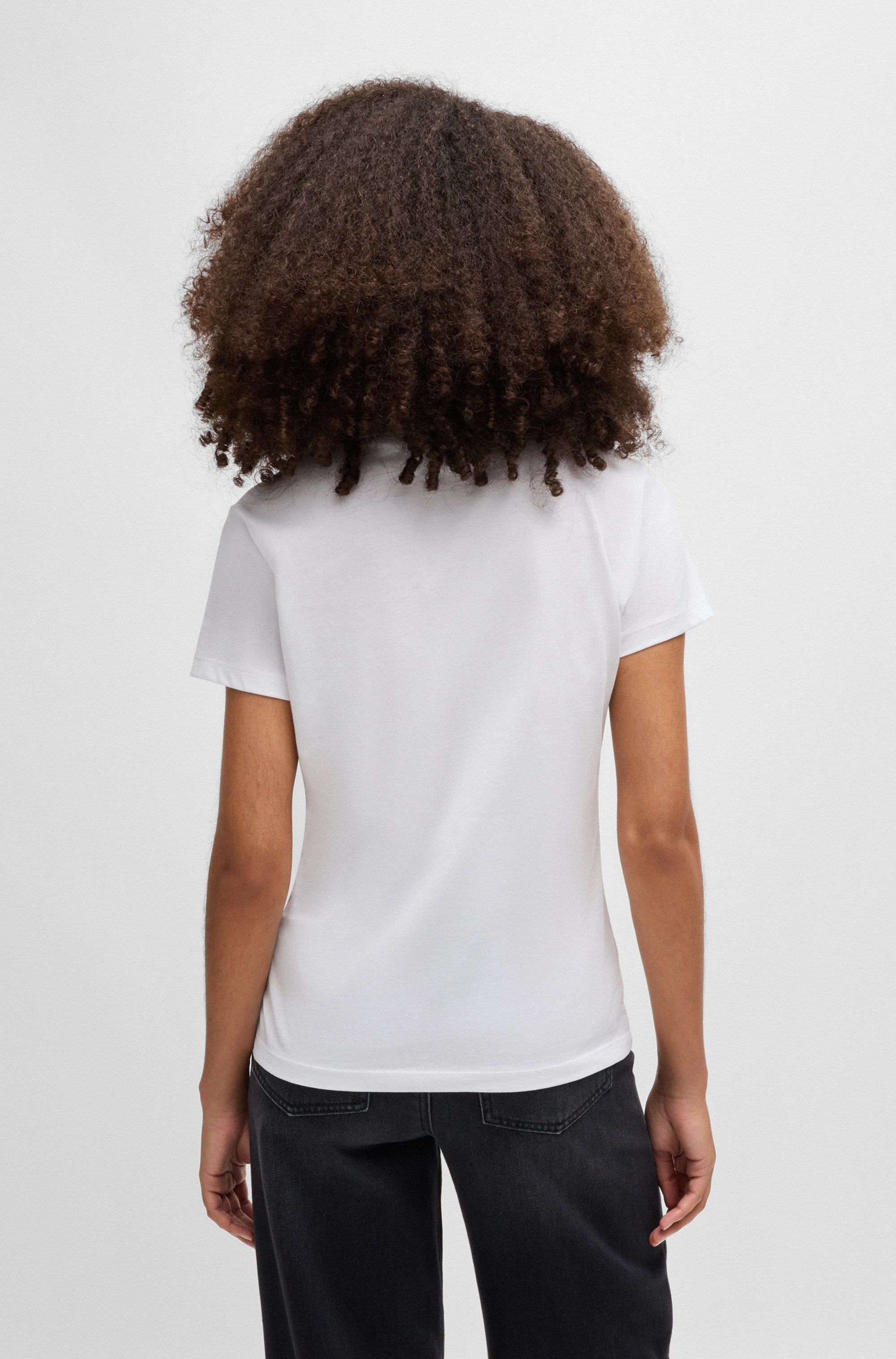 BOSS ORANGE T-Shirt »Esogo Premium Damenmode«, mit Logo