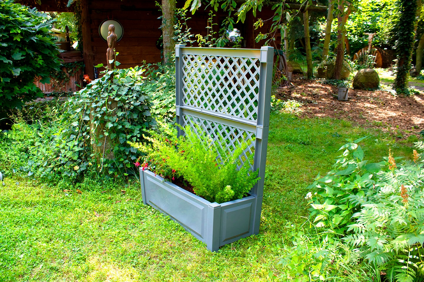 KHW Spalier, Pflanzkasten groß 100 cm mit Spalier