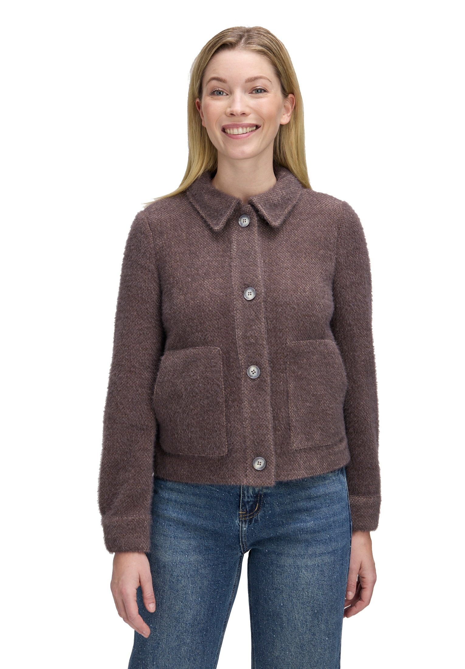 Cartoon Jackenblazer »Casual-Jacke mit aufgesetzten Taschen«
