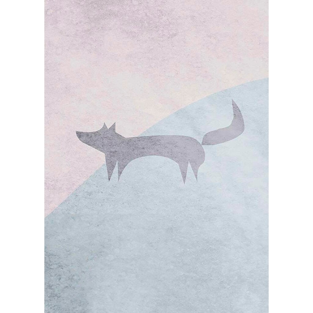 Komar Poster »Wild and Free Fox«, Tiere, (1 St.)