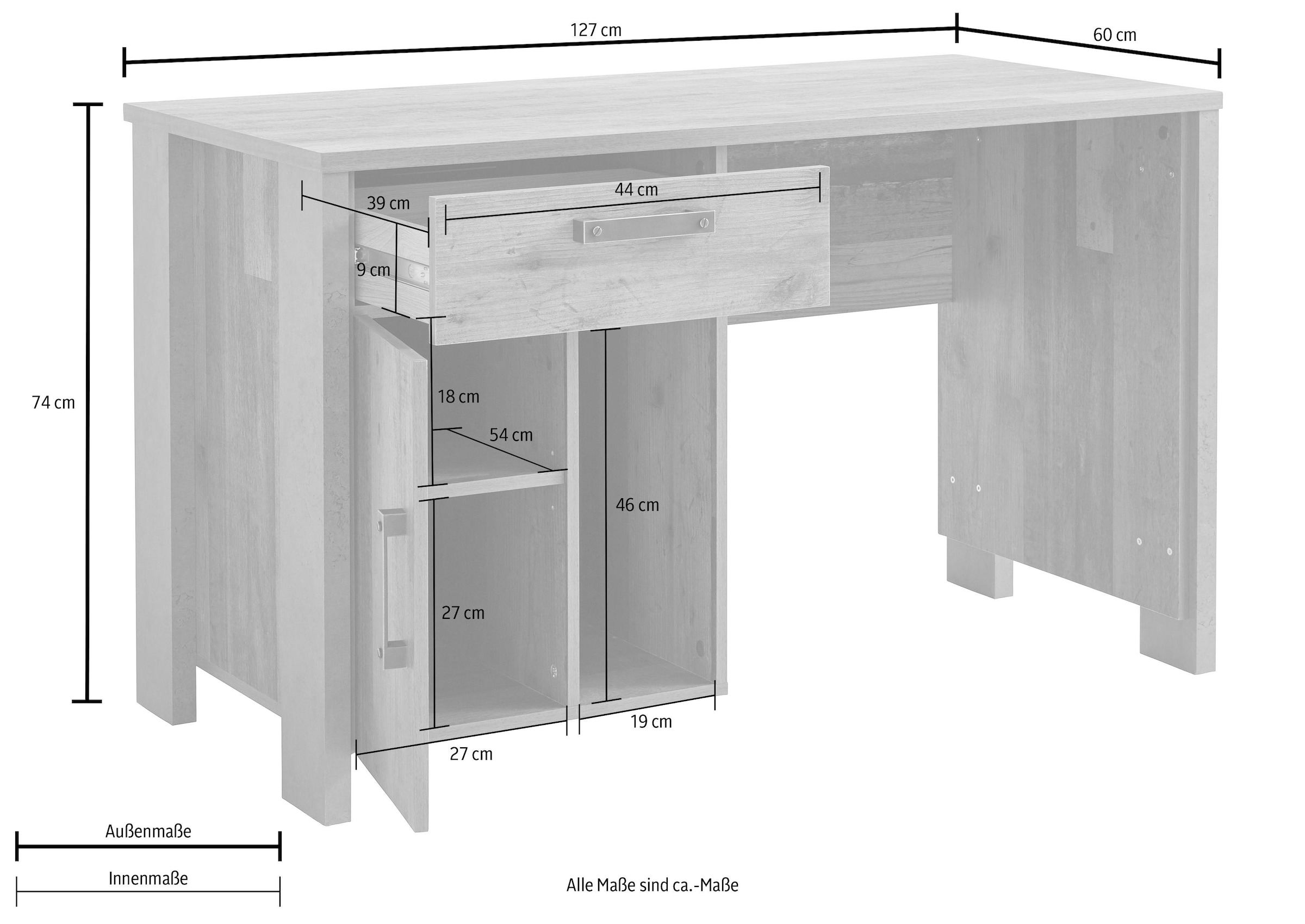 FORTE Schreibtisch »Clif«