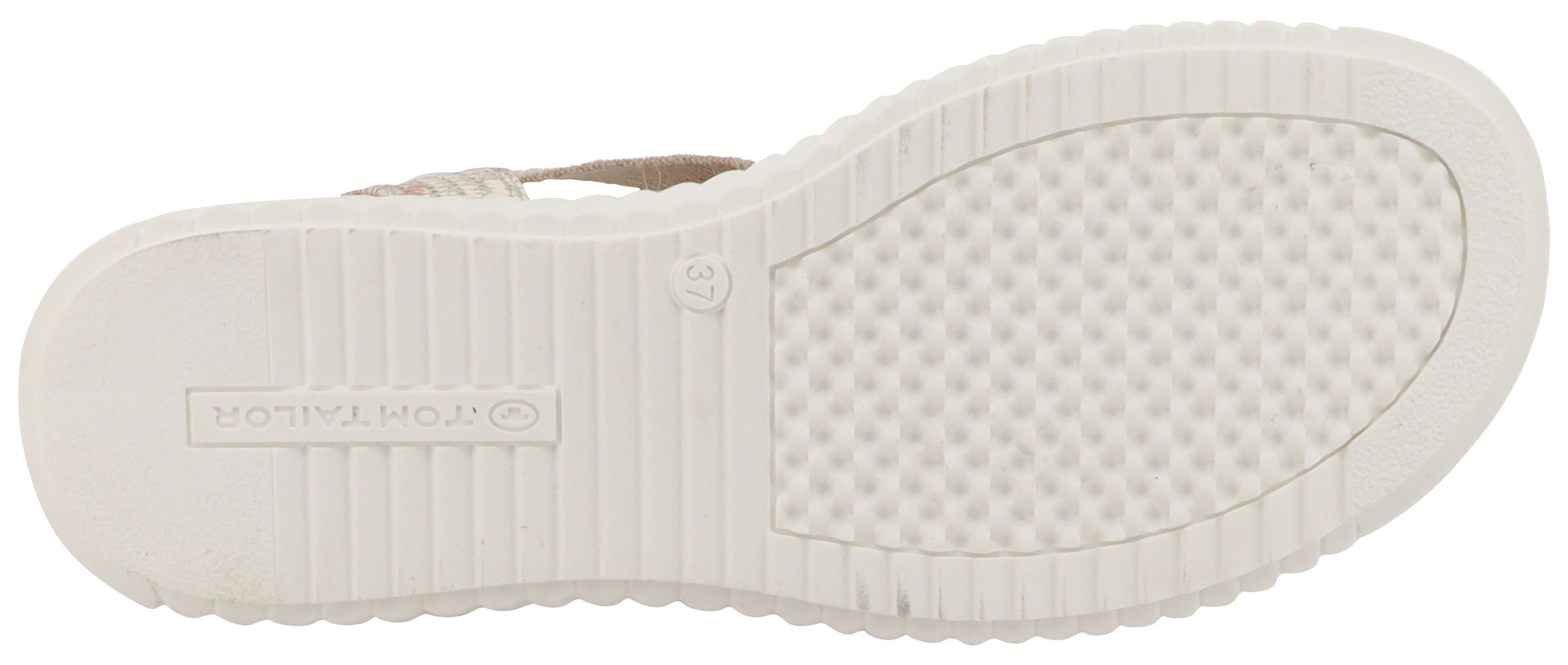 TOM TAILOR Keilsandalette »Vally«  Plateau, Sommerschuh, Riemchensandale in Snake-Optik