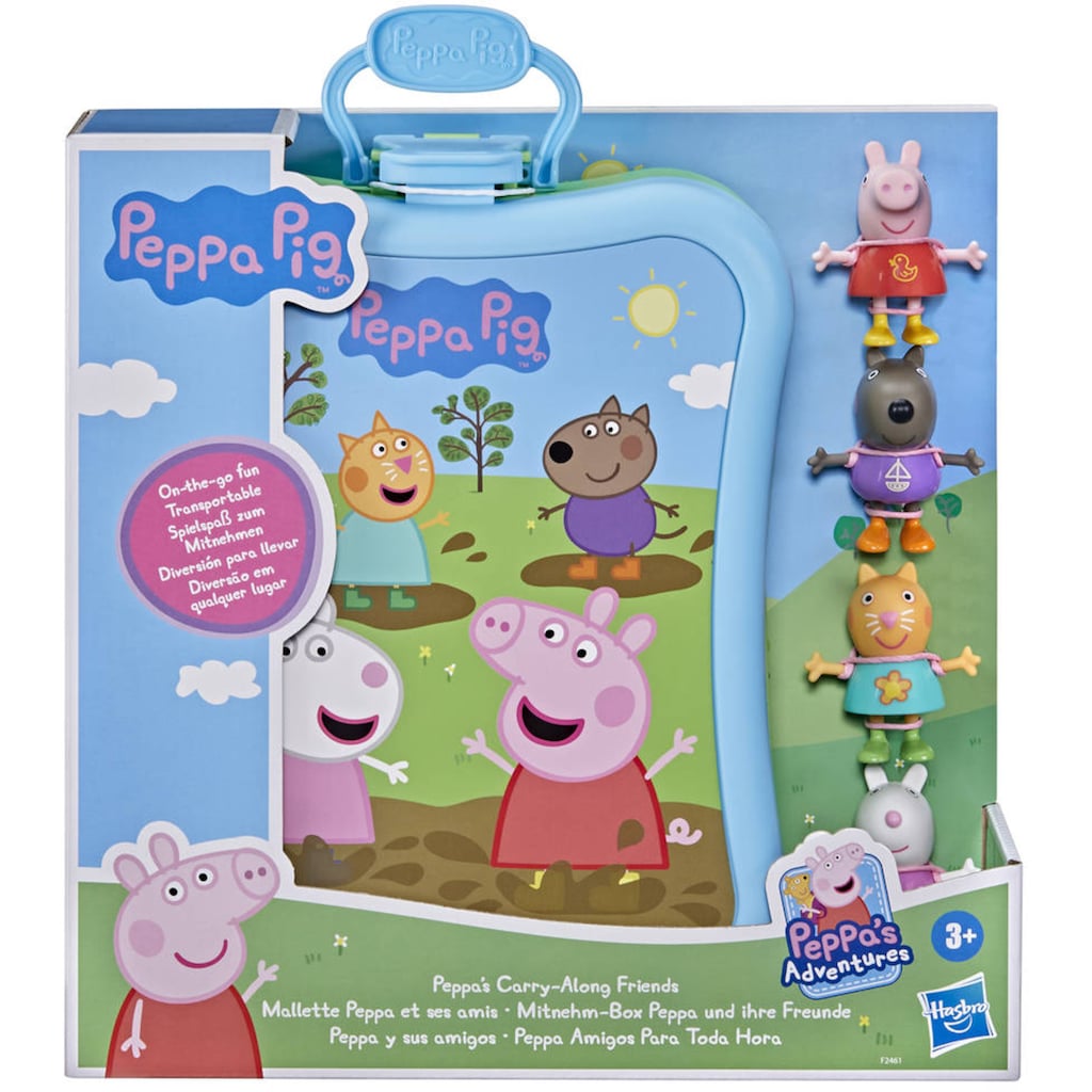 Hasbro Spielwelt »Peppa Pig, Mitnehm-Box Peppa und ihre Freunde«