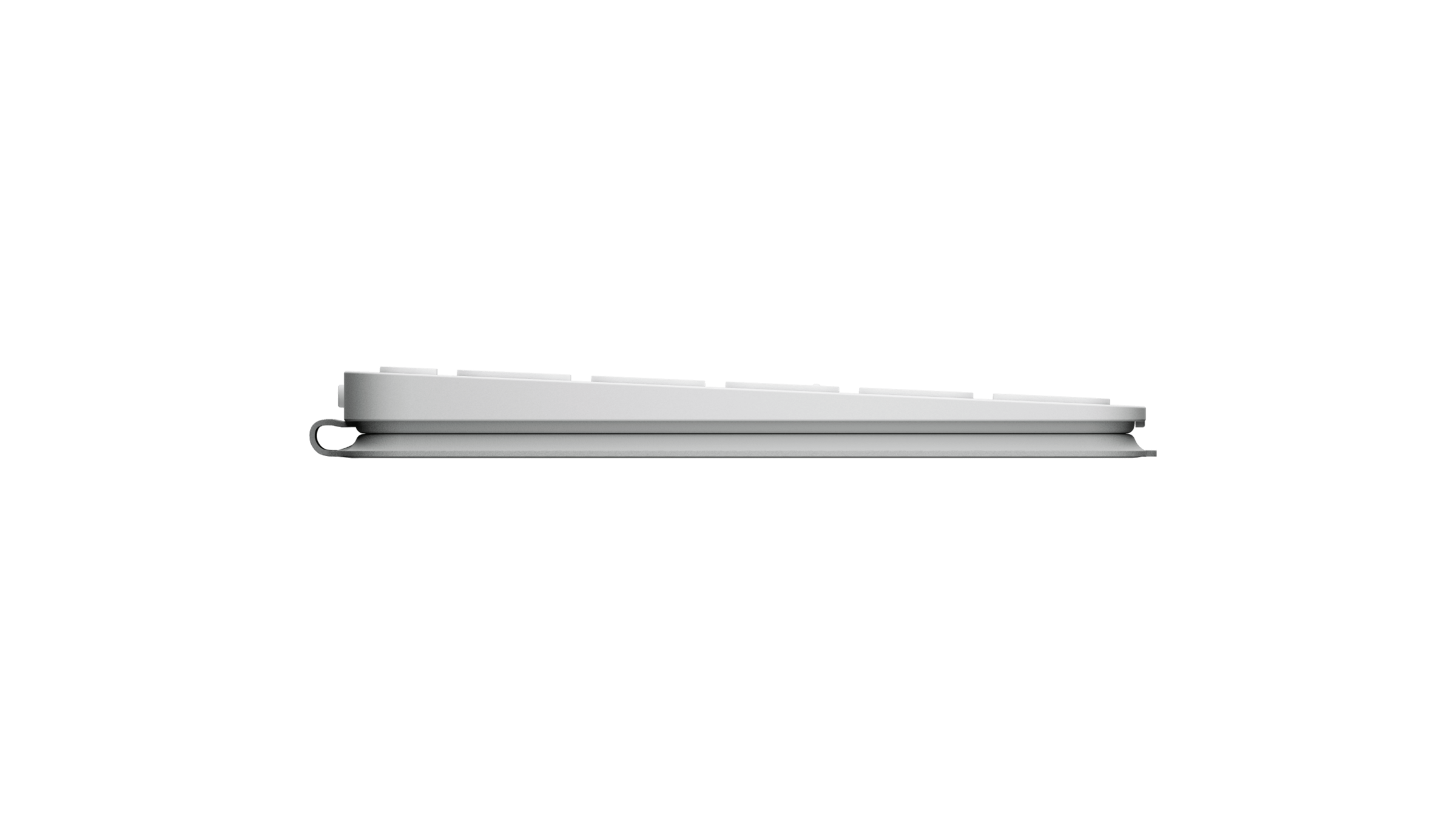 Logitech Gaming-Tastatur »Keys-To-Go 2 - PALE GREY - DEU - BT - N/A - WESTMID-511-APPLE«, Bluetooth Low Energy technology