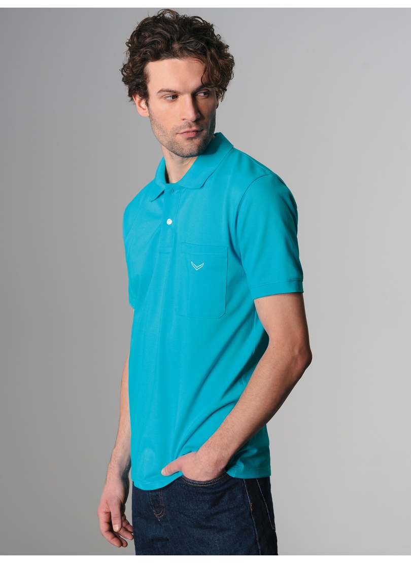 Trigema Poloshirt »TRIGEMA Polohemd mit Brusttasche«