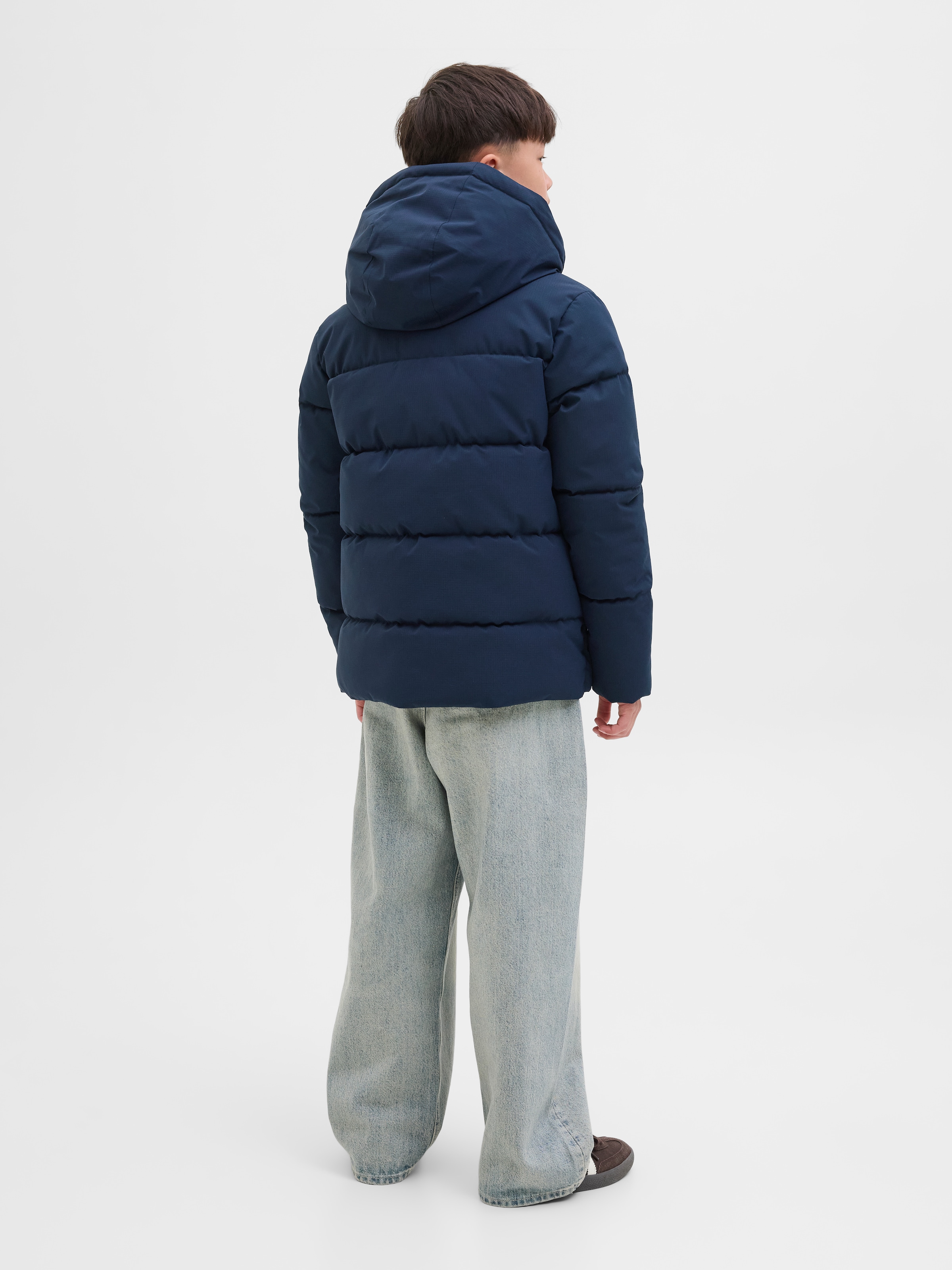 Jack & Jones Junior Steppjacke »JJGLOBAL PUFFER JACKET JNR«, mit Kapuze