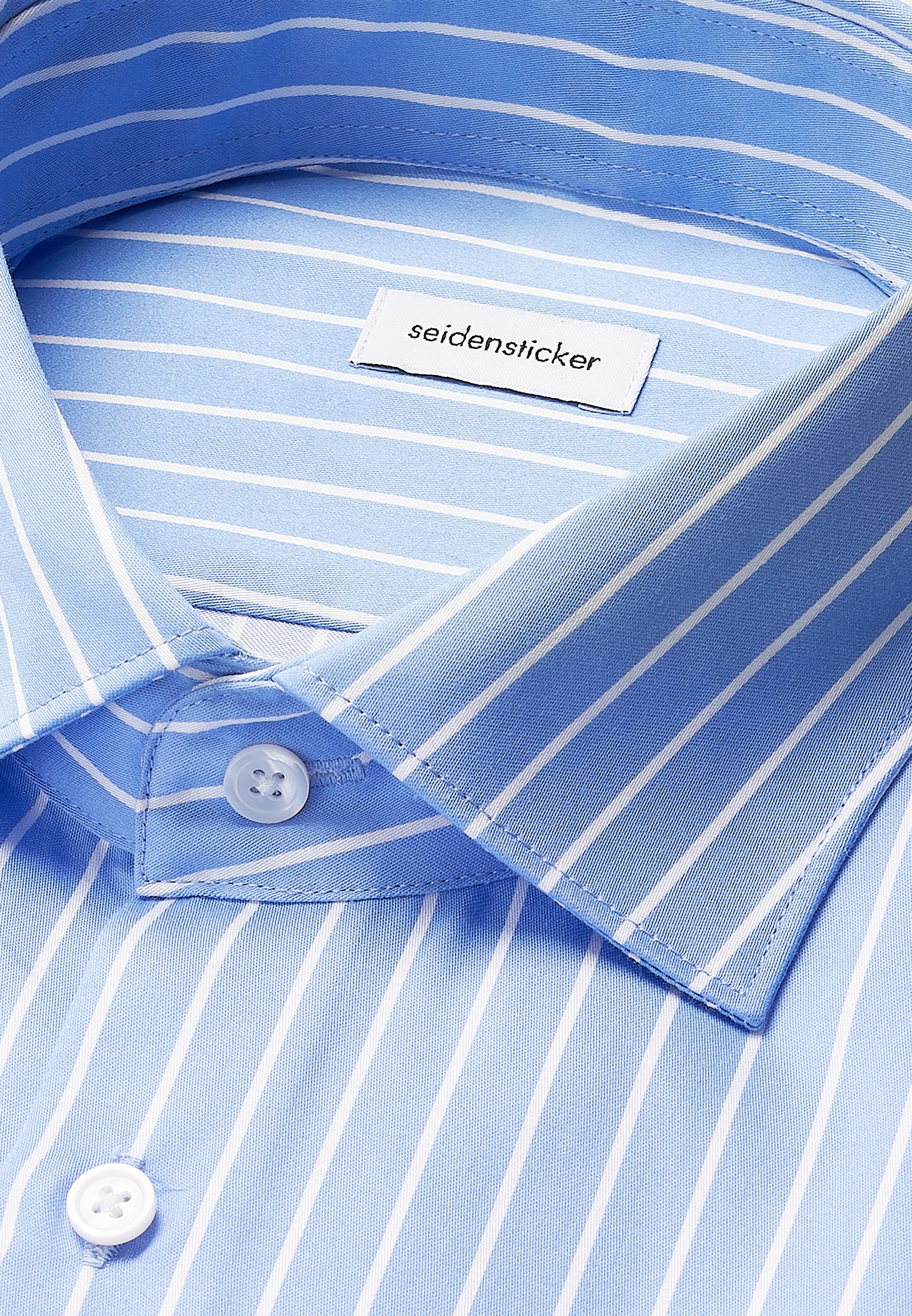 seidensticker Businesshemd »Schwarze Rose«, Regular 1/1 Kentkragen Gestreift