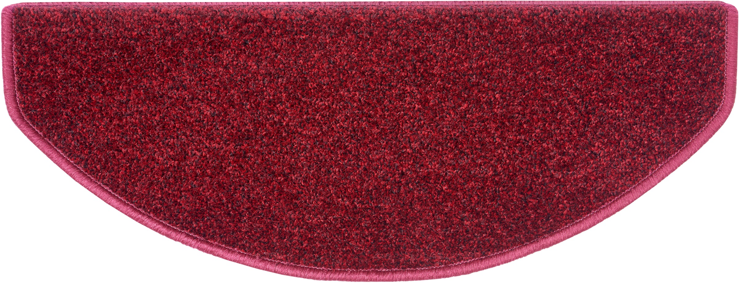 Hanse Home Exclusiv Stufenmatte »Liberty«, halbrund, 7 mm Höhe, Uni, robust, kräftige Farben, Meliert, Treppe, Gekettelt, 15 er Set