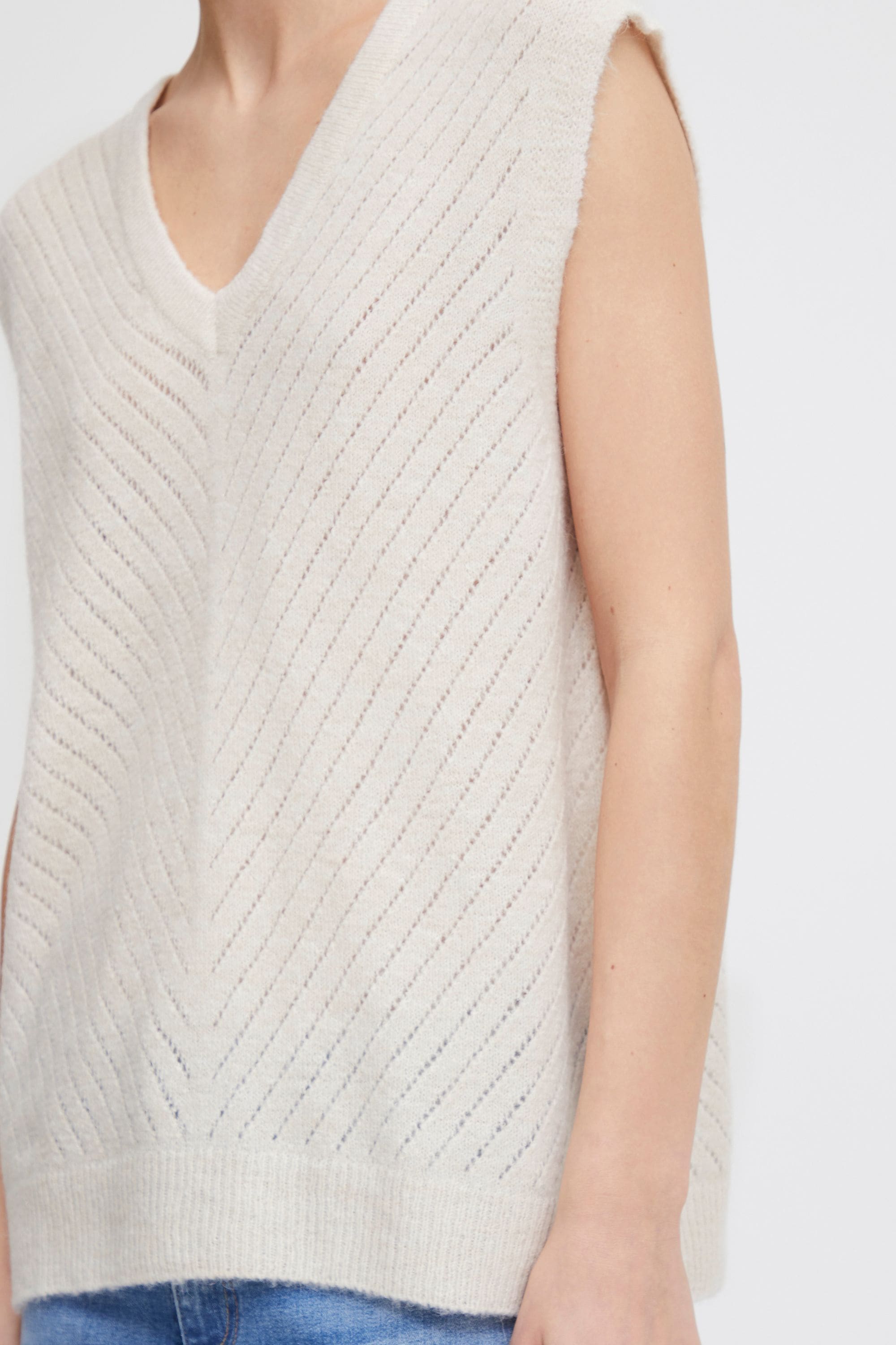 Ichi Strickjacke »Pullunder IHKamara«