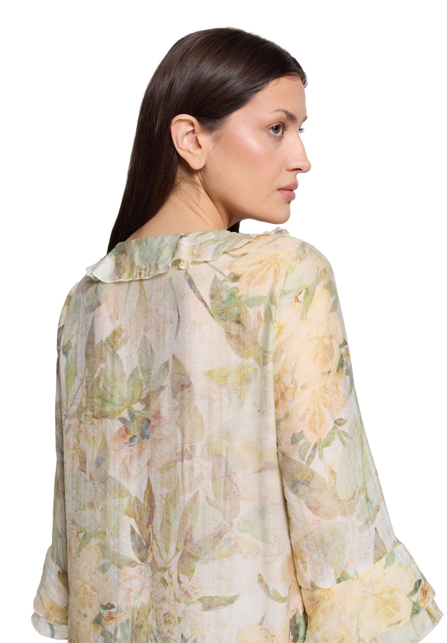 Cartoon Rüschenbluse »Rüschenbluse mit 3/4 Arm«