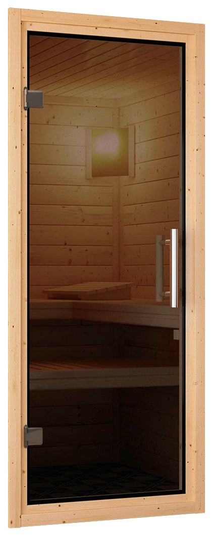 Karibu Sauna »Dima« Set,  Ofen 3,6 kW intgr. Strg