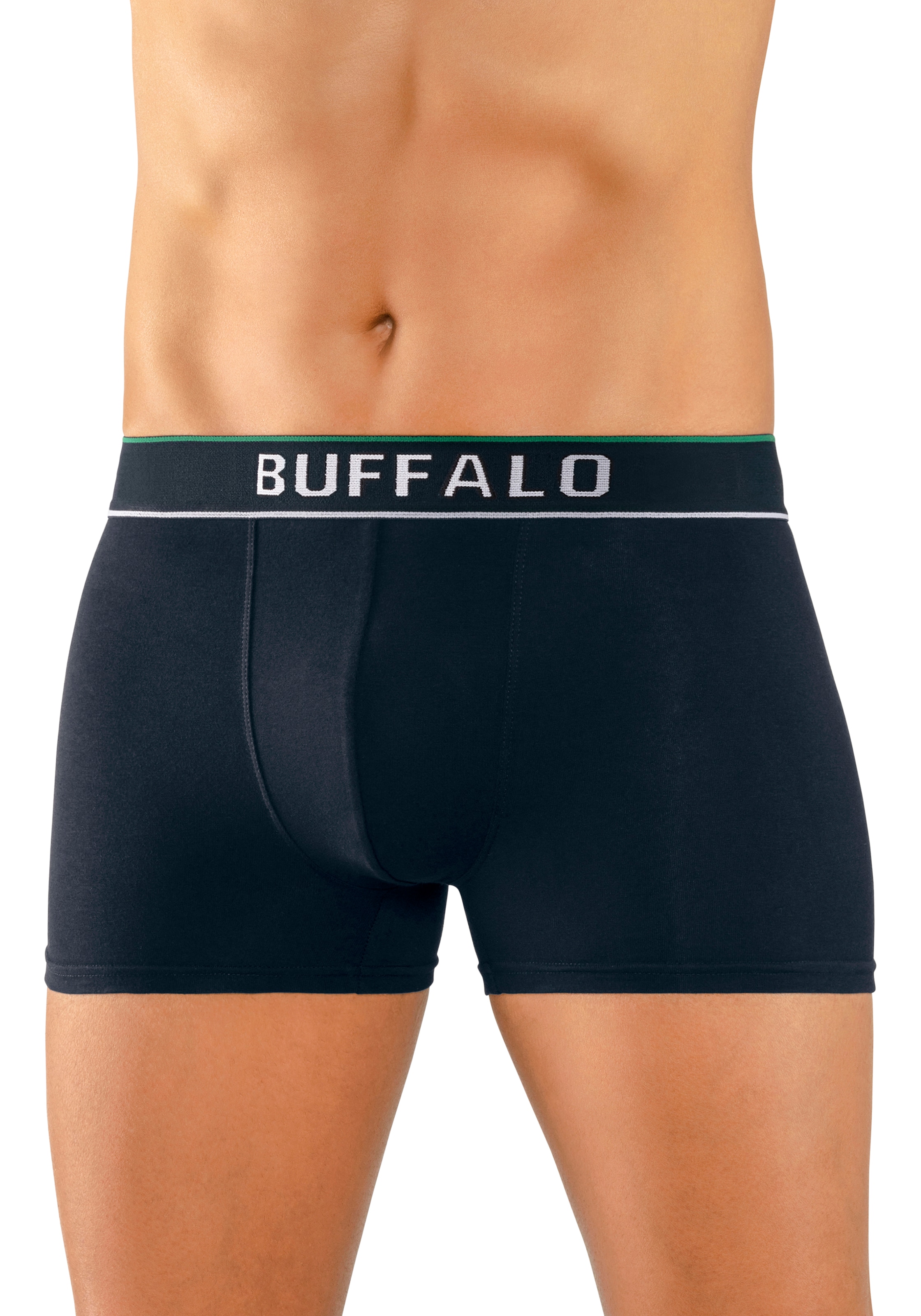 Buffalo Boxer »Boxershorts für Herren«, (Packung, 3 St.), aus Baumwoll-Mix