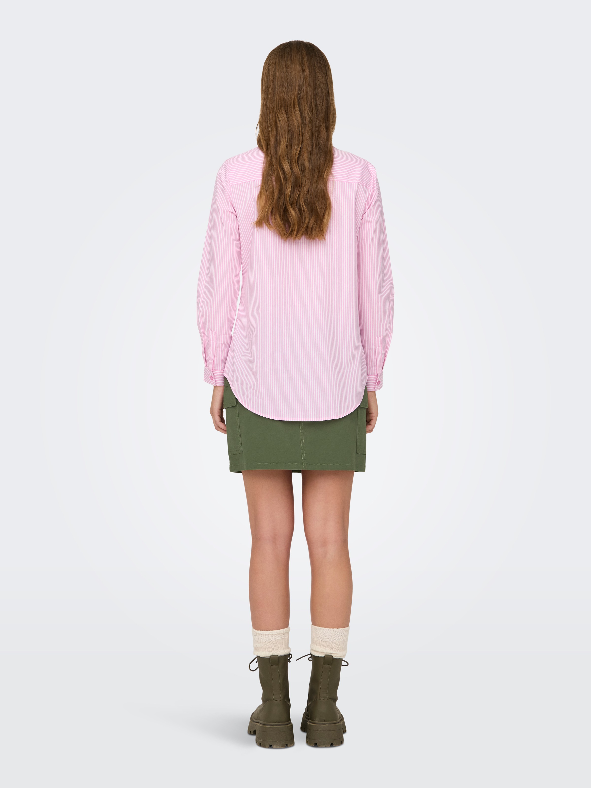 JDY Hemdbluse »JDYMIO L/S SHIRT WVN NOOS«, unifarben oder gestreift