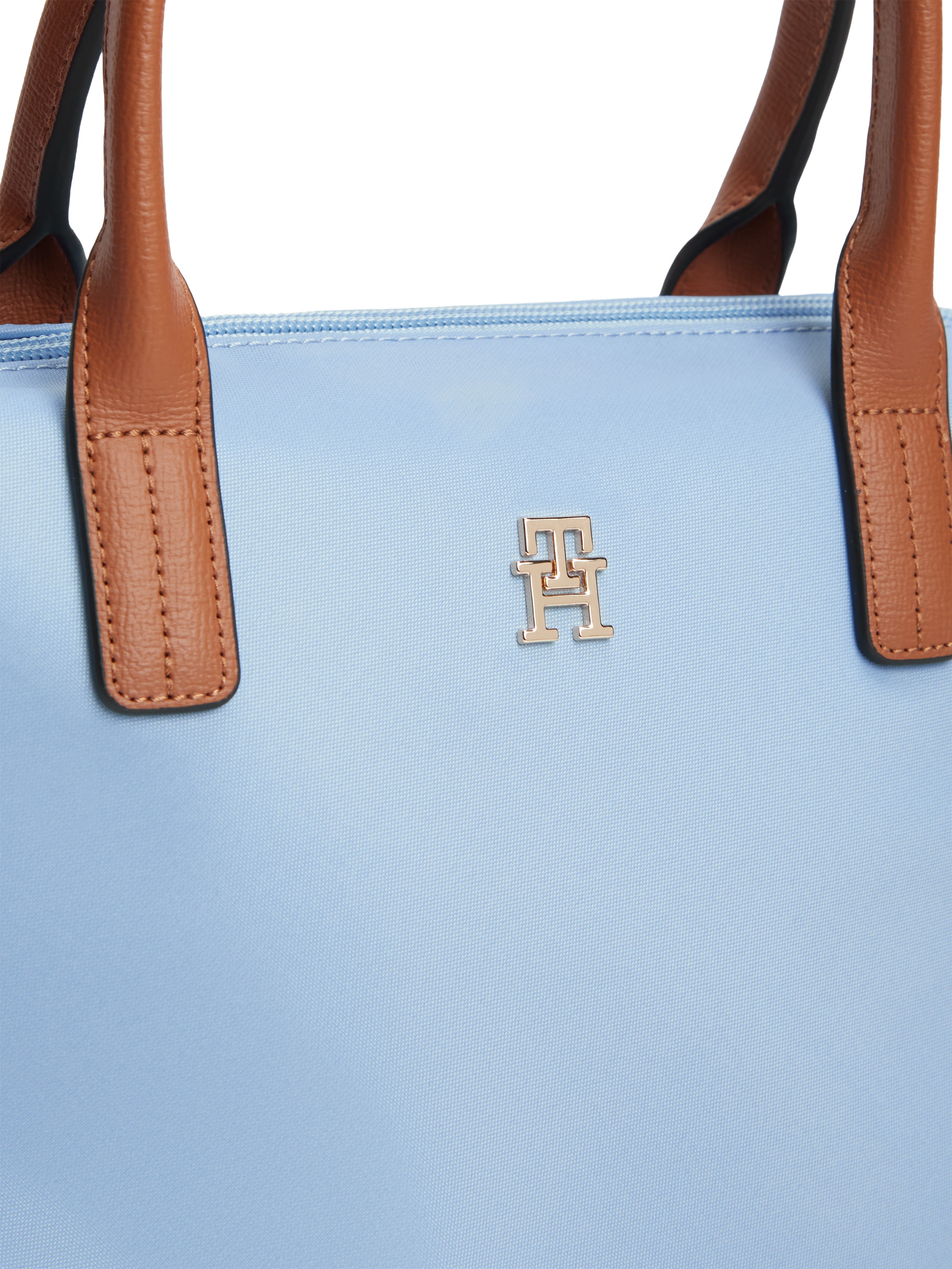 Tommy Hilfiger Tragetasche »POPETTE MINI TOTE« Damen Umhängetasche, Minibag mit abnehmbarem Umhängeriemen