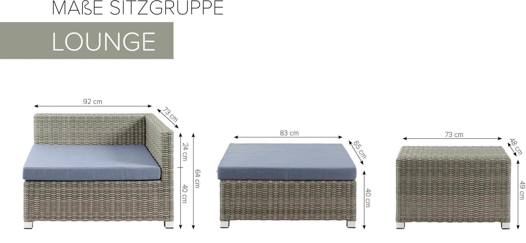 locker Loungesessel, (5 St.)