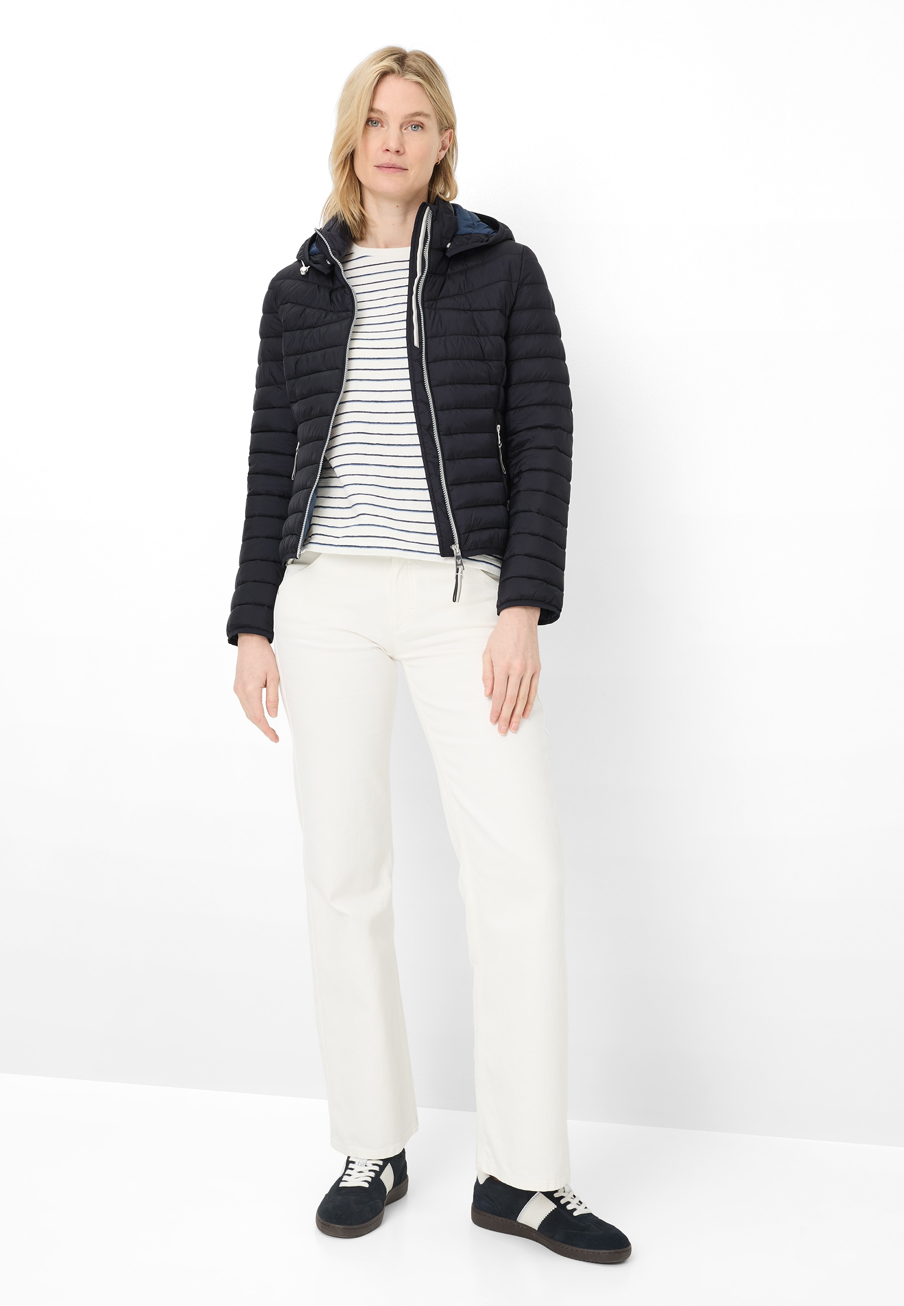 Fuchs Schmitt Steppjacke mit Kapuze abnehmbare Kapuze, Regular Fit, 2-Wegereißverschluss