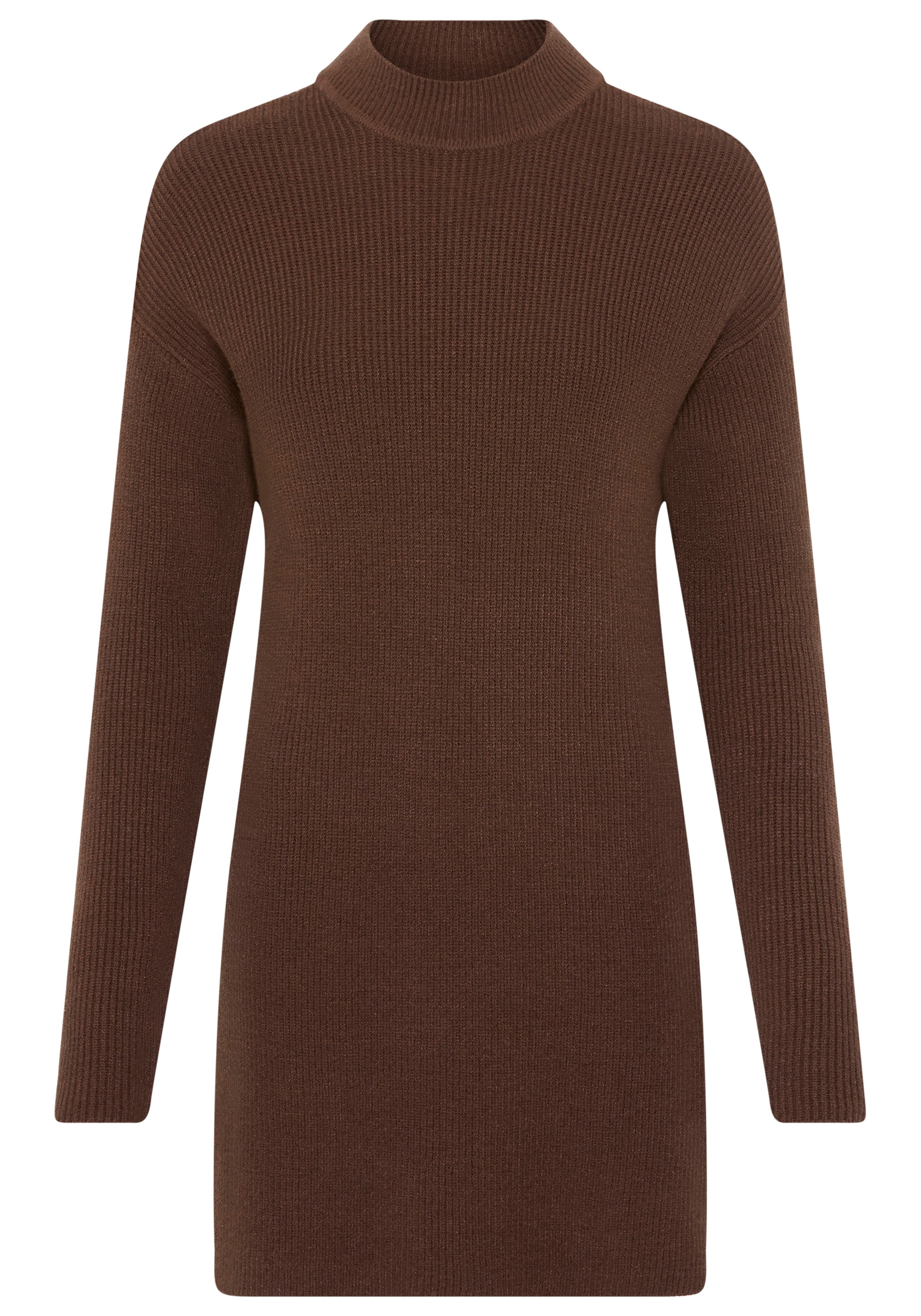 Laura Scott Stehkragenpullover kuscheliger Winterstrick mit seitlichen Schlitzen - NEUE KOLLEKTION