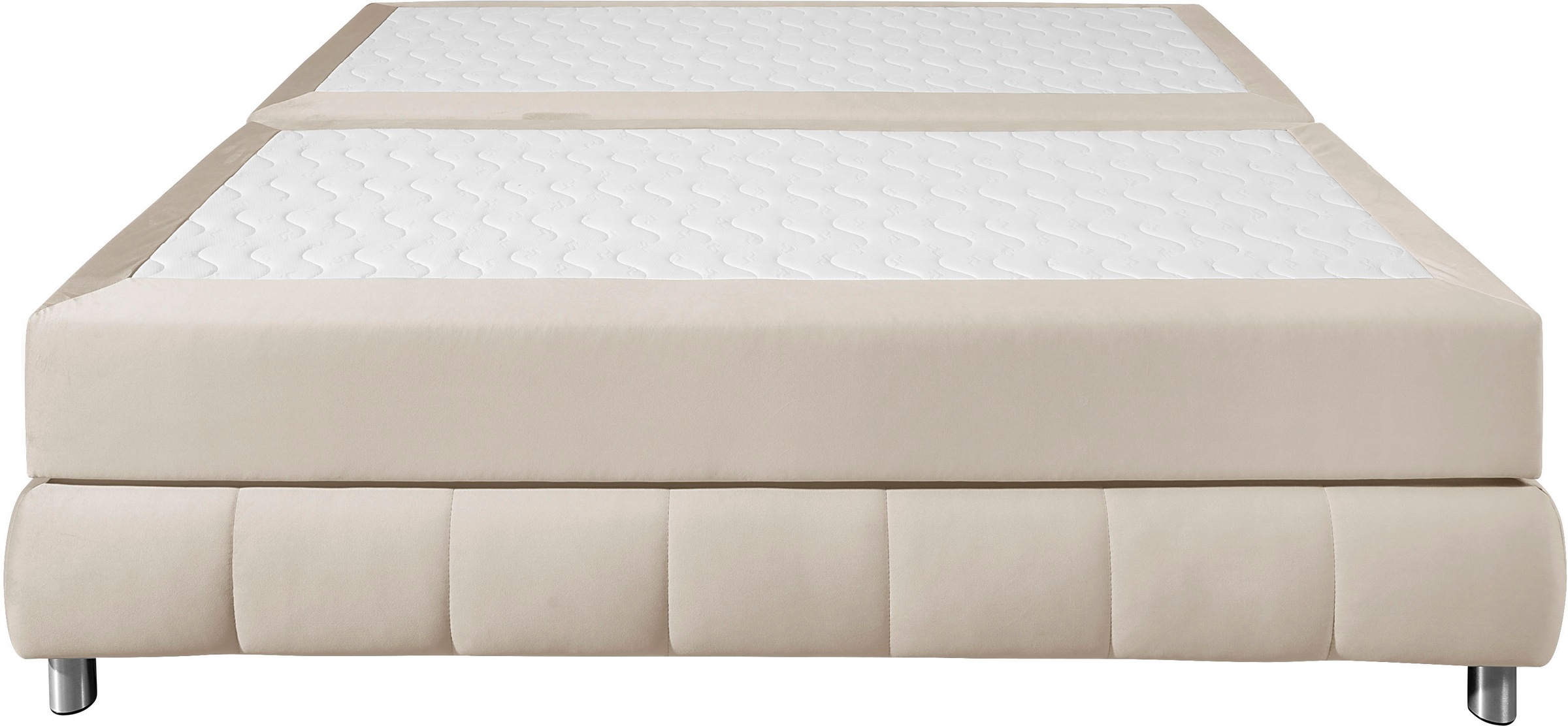 Home affaire Boxspringbett »Salo« Ohne Kopfteil, inkl. Topper, auch in Überlänge 220 cm