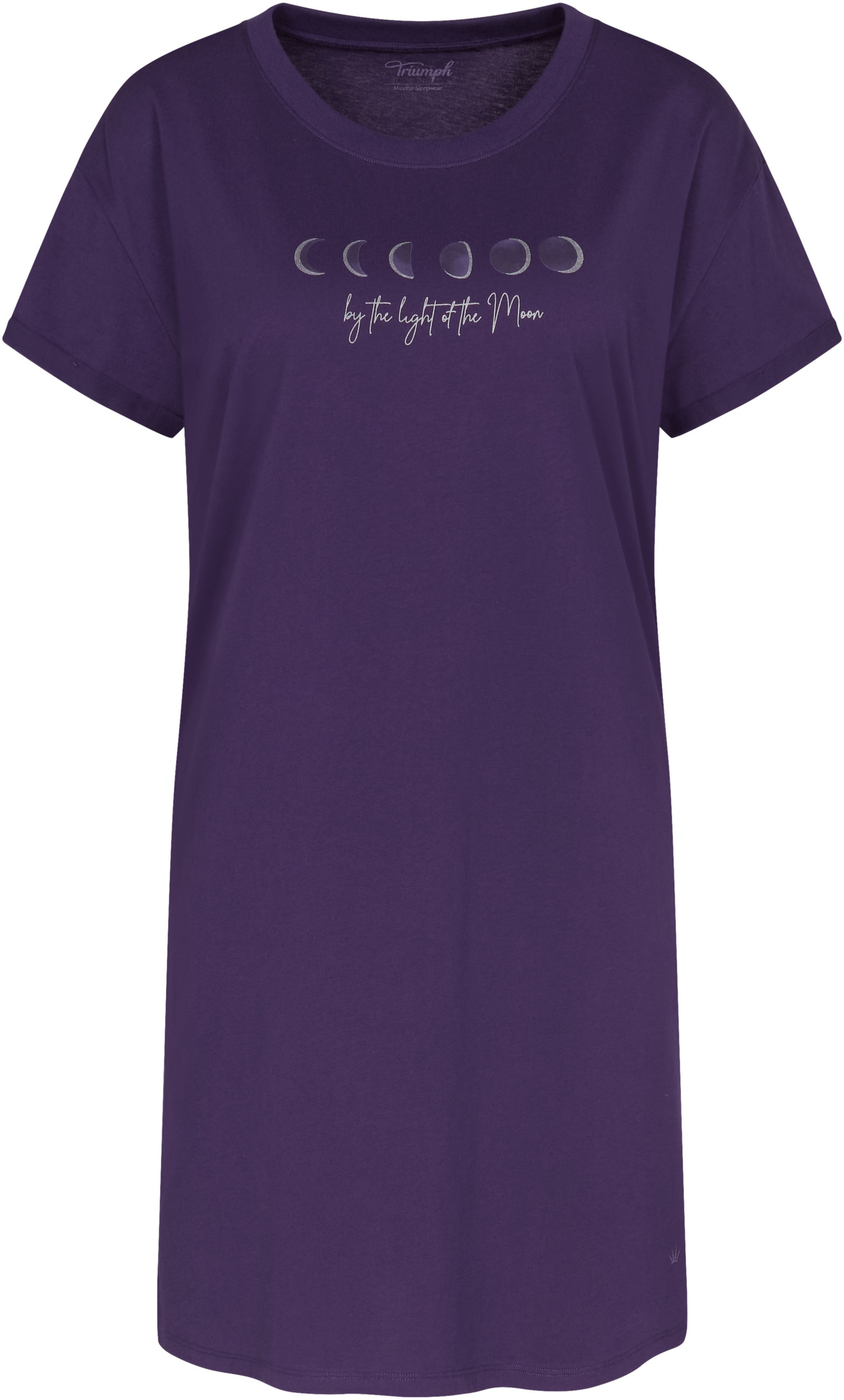 Triumph Nachthemd »Nightdresses NDK X« Ohne Taschen weich, atmungsaktiv, gerippter Rundhalsausschnitt, Kurzarm