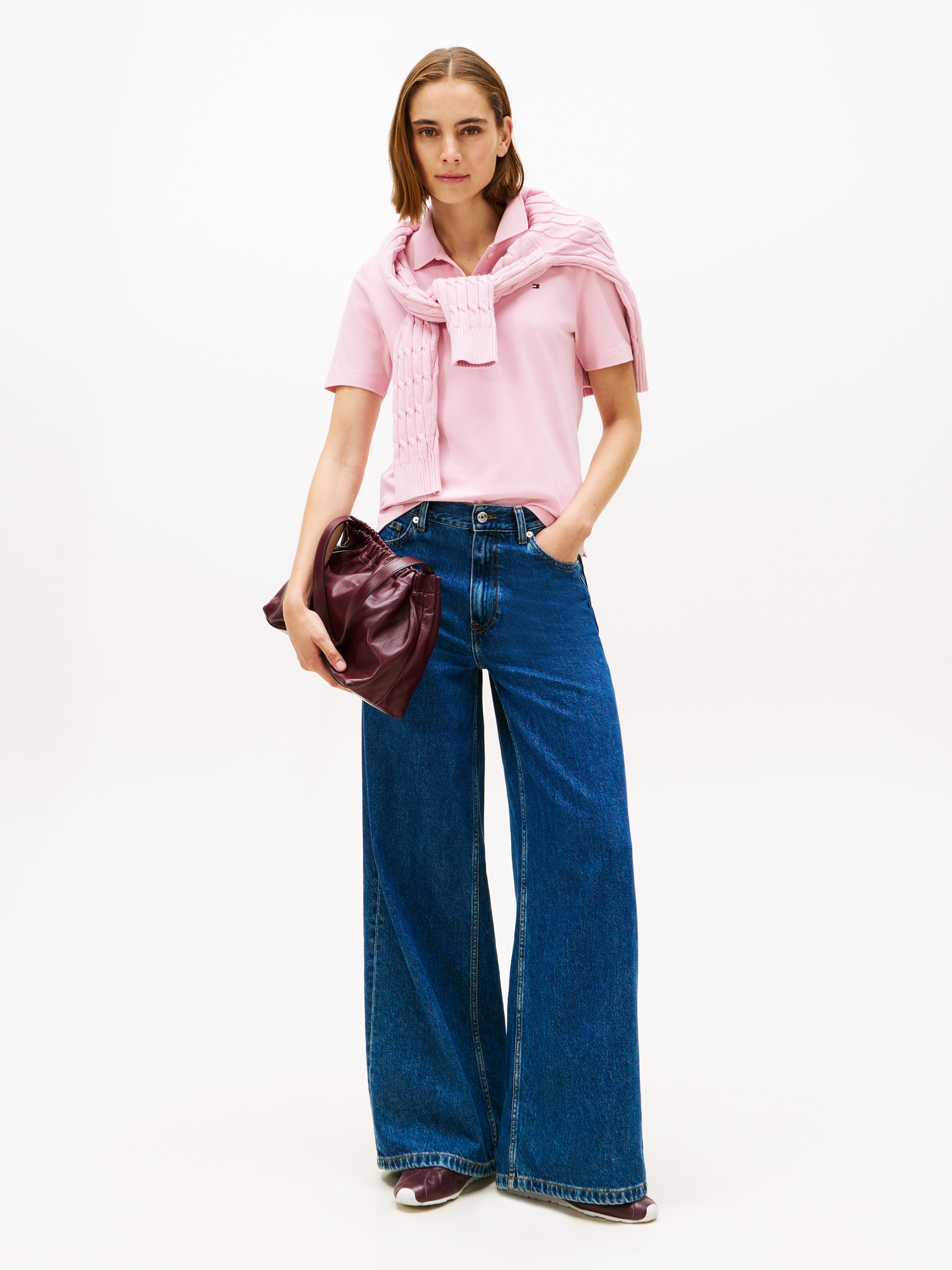 Tommy Hilfiger Poloshirt »Regular Fit Pique Premium Polo« Baumwollmischung, regular fit