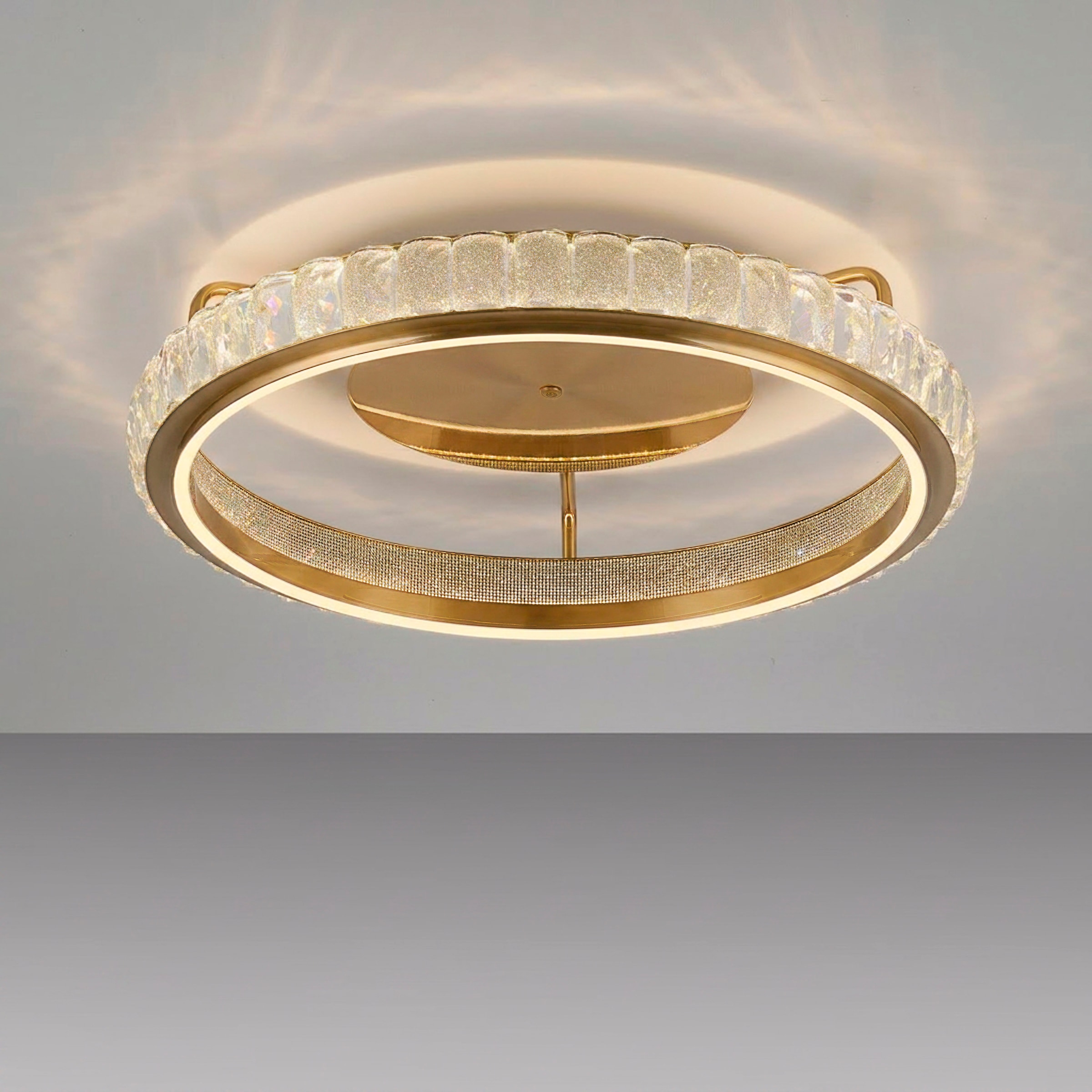 Paul Neuhaus LED Deckenleuchte »GLAMORA« LED-Board 1 Stk. warmweiß - kaltweiß CCT(2700-5000K), Stufenlos dimmbar über Fernbedienung, Memoryfunktion