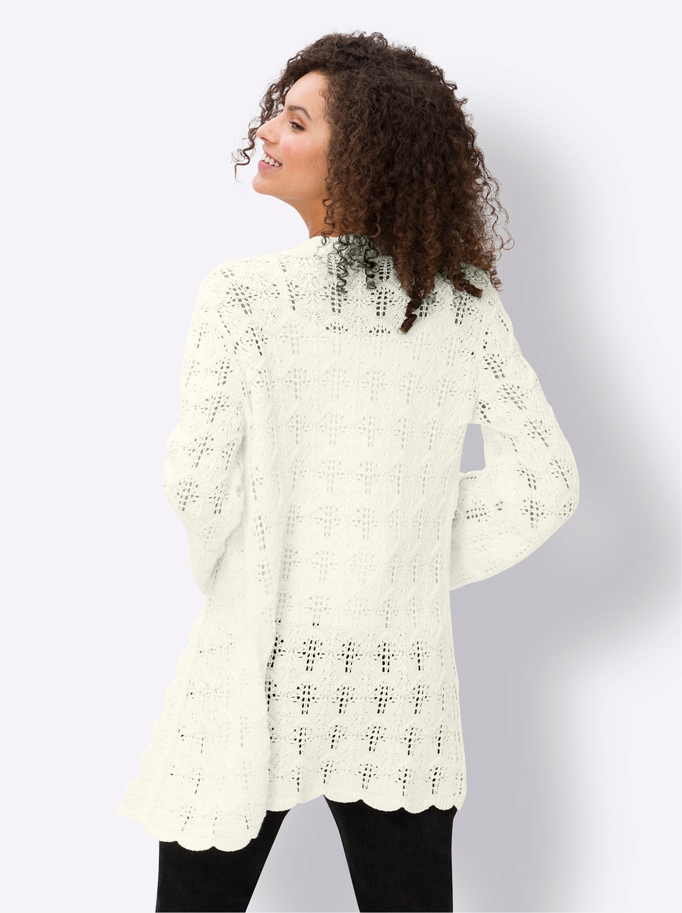 heine Ajourstrickjacke