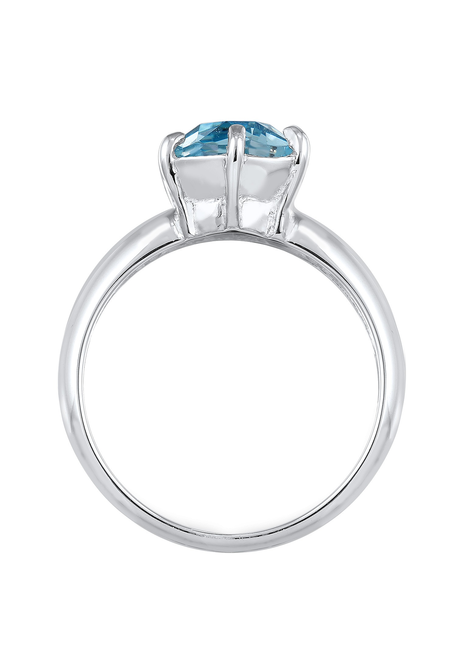 Elli Silberring »Ring Solitär Kristalle 925 Silber«