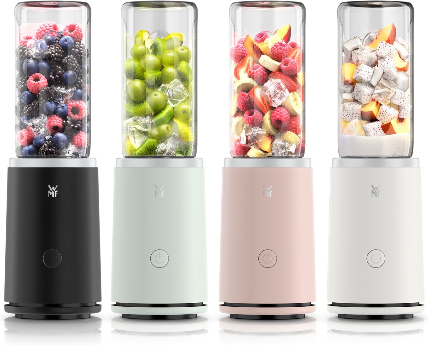 WMF Smoothie-Maker »Mix & Go Touch« 500 W recyceltes Material, auslaufsichere Trinkflasche, Einhandbedienung