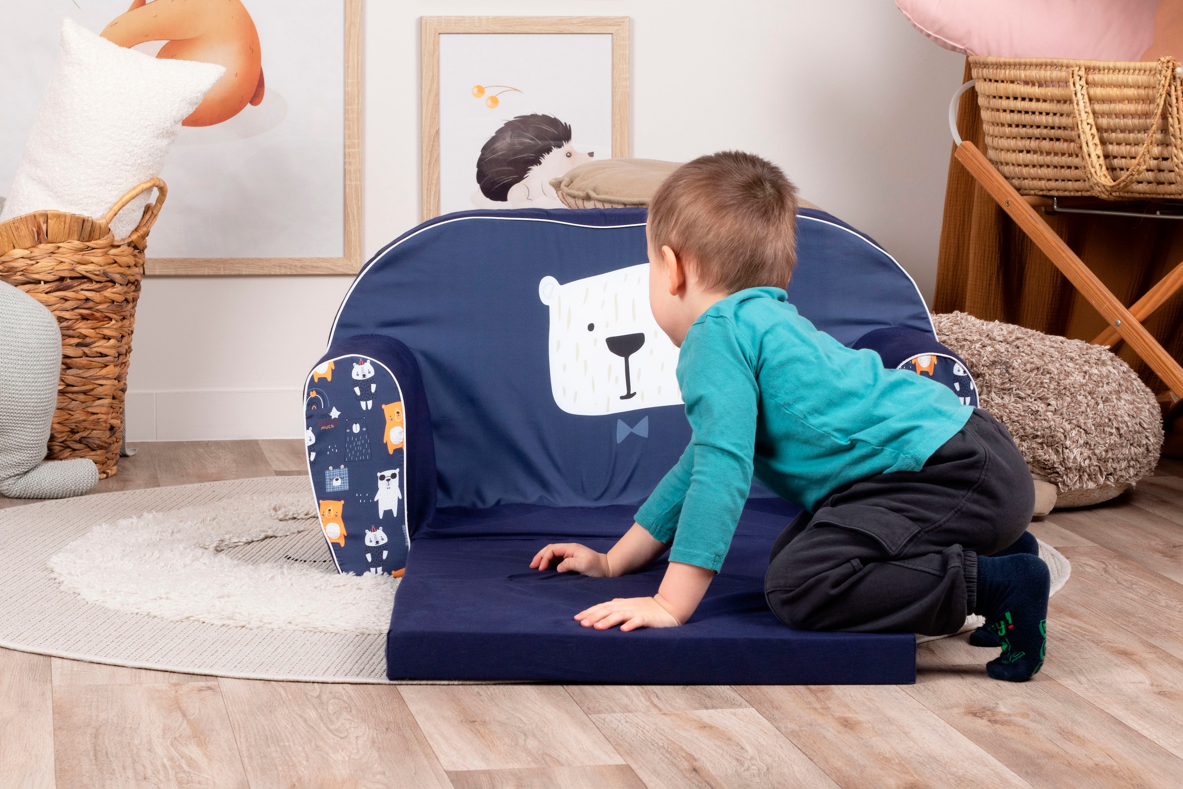 Knorrtoys® Sofa »Pretty bear« für Kinder; Made in Europe